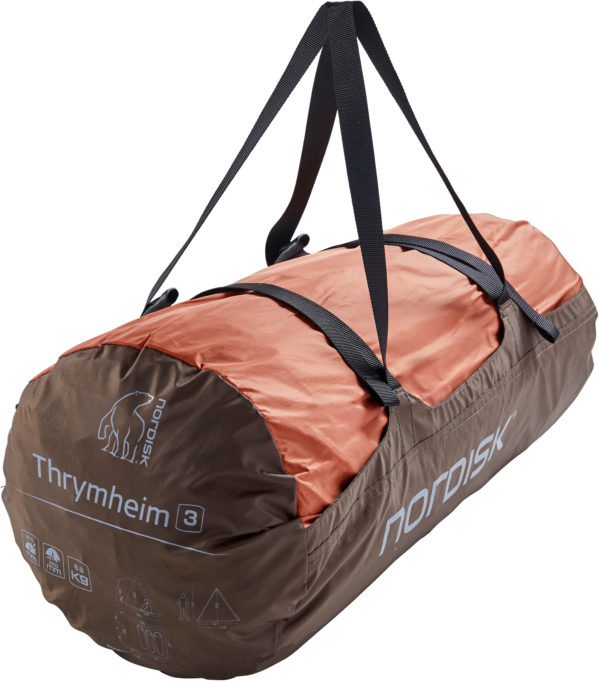 Nordisk Tipi-Zelt »Thrymheim 3 Square«, 3 Personen