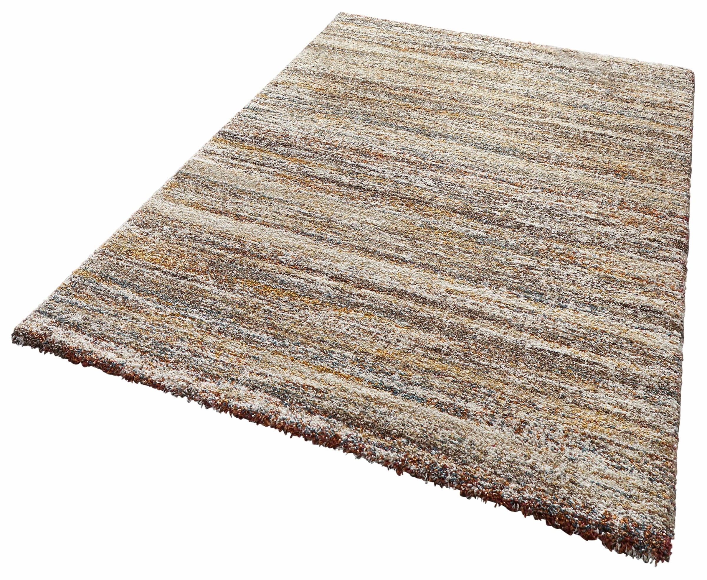HANSE Home Hochflor-Teppich »Granite«, rechteckig, 25 mm Höhe, Teppich, Hochflor, Shaggy, Weich, Flauschig, Wohnzimmer, Schlafzimmer