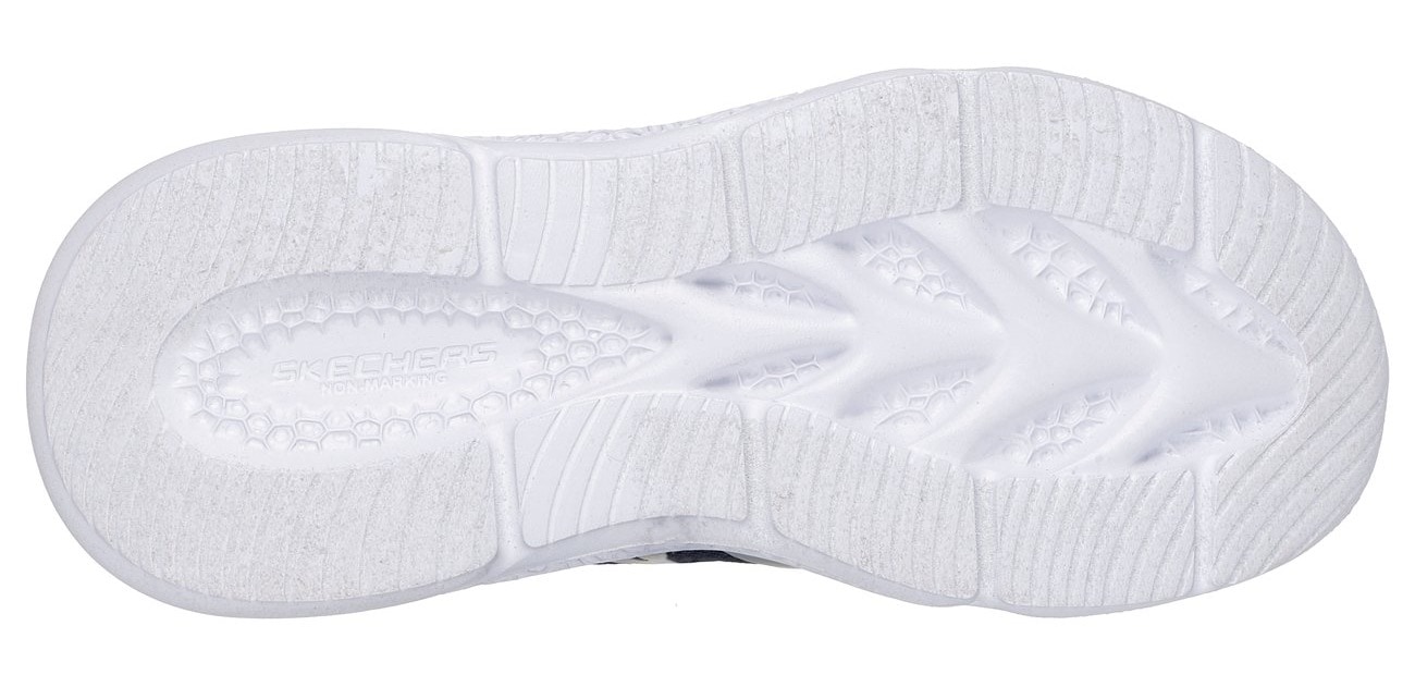 Skechers Slip-On Sneaker »SKECHERS METEOR-LIGHTS«  Schlupfschuh mit cooler Blinkfunktion, Größenschablone zum Download