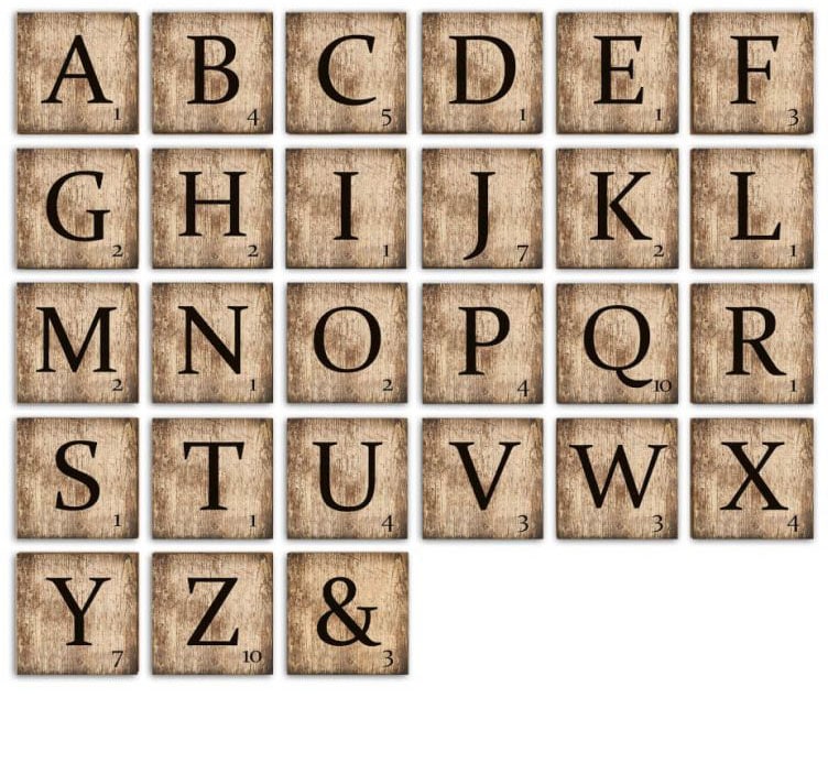 Deko Wall-Art Raten kaufen auf 10cm« Buchstaben »Scrabble Deko-Buchstaben