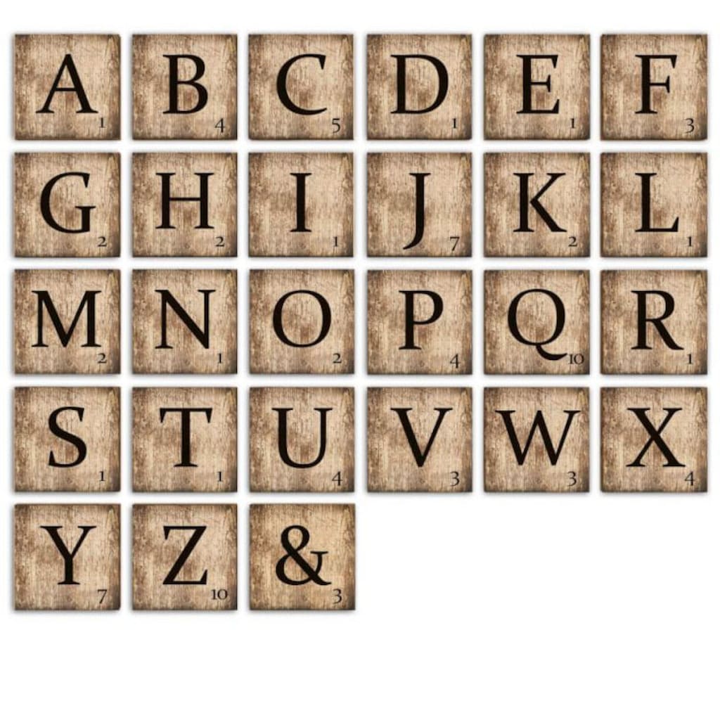 Wall-Art Deko-Buchstaben »Scrabble Deko Buchstaben 20cm«