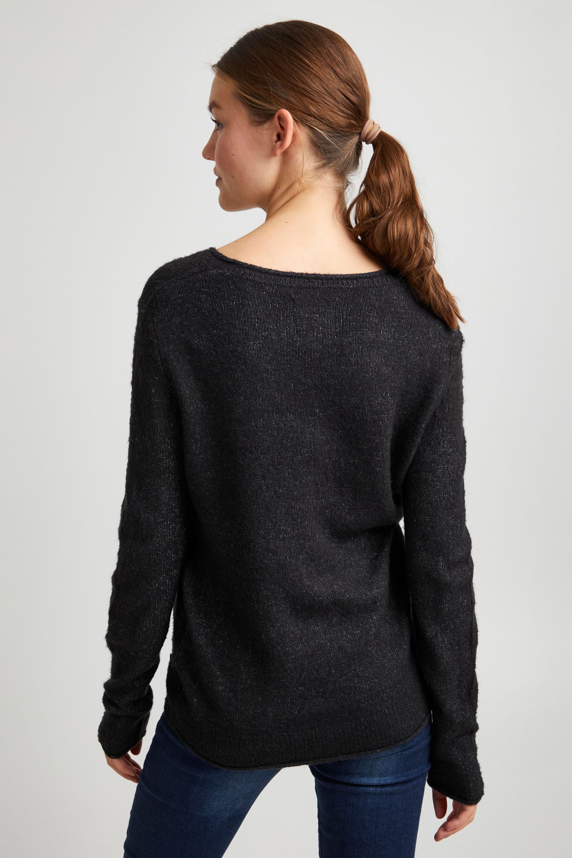 OXMO Strickfleece-Pullover »Strickpullover OXIlva«