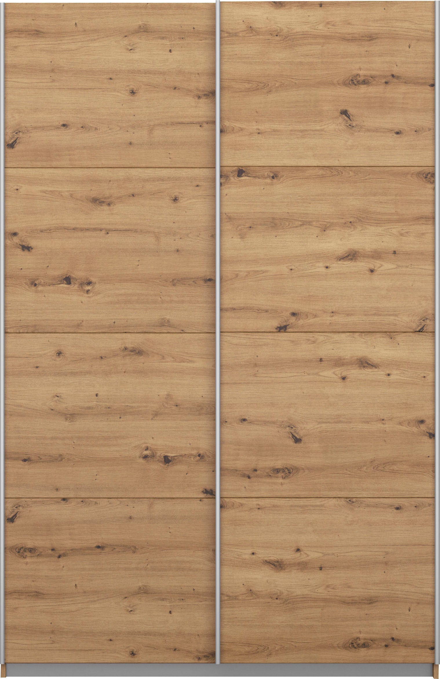INOSIGN BY RAUCH Schwebetürenschrank »Kleiderschrank Schrank Garderobe Schlafzimmerschrank THANOS«, (in 3 verschiedenen Ausstattungen BASIC/CLASSIC/PREMIUM), Optional mit Spiegel, Metall-Griffleisten alufarben MADE IN GERMANY