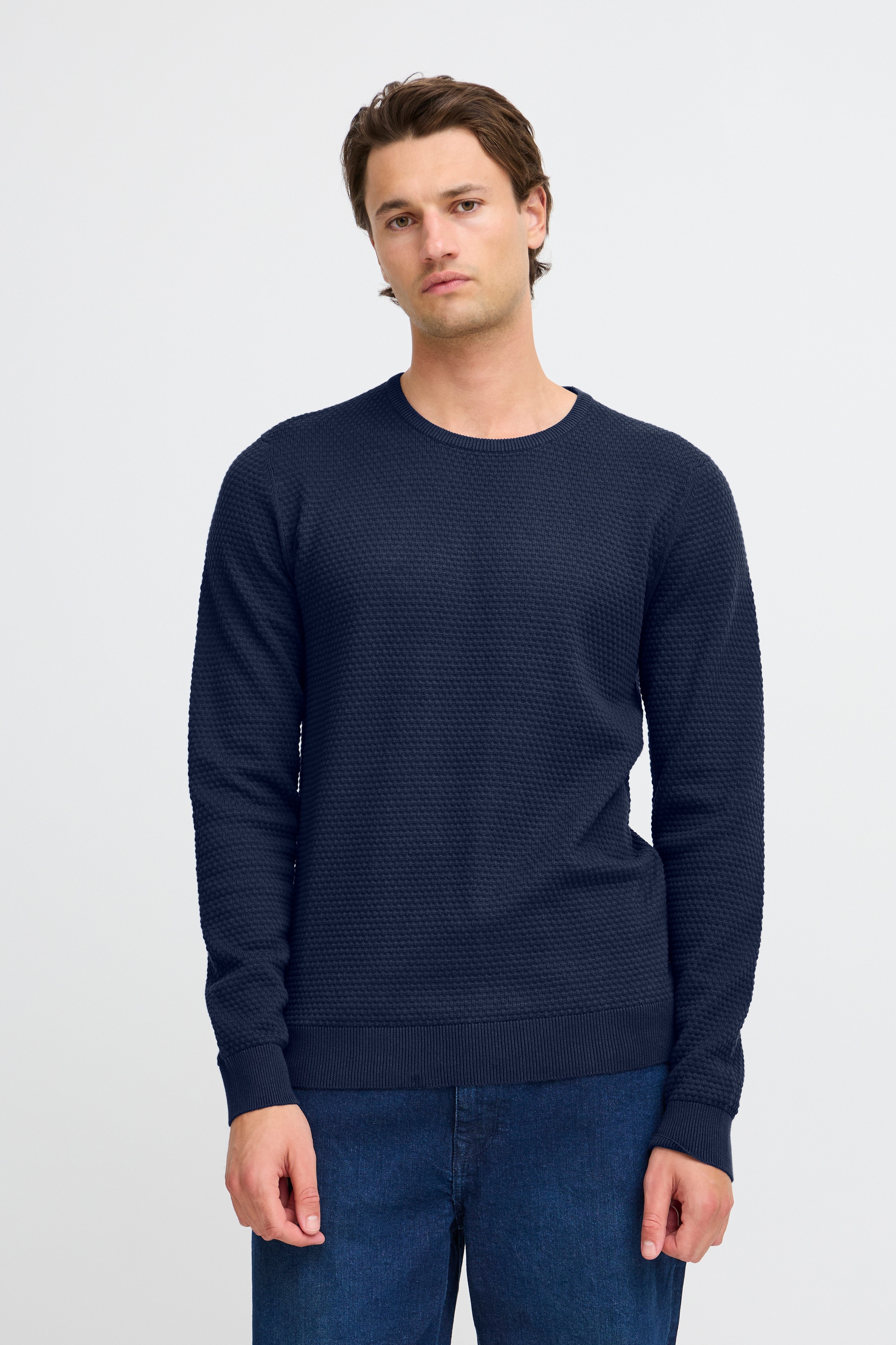 Blend Strickfleece-Pullover »Strickpullover BHREDHILL CREW NECK KNIT NOOS«