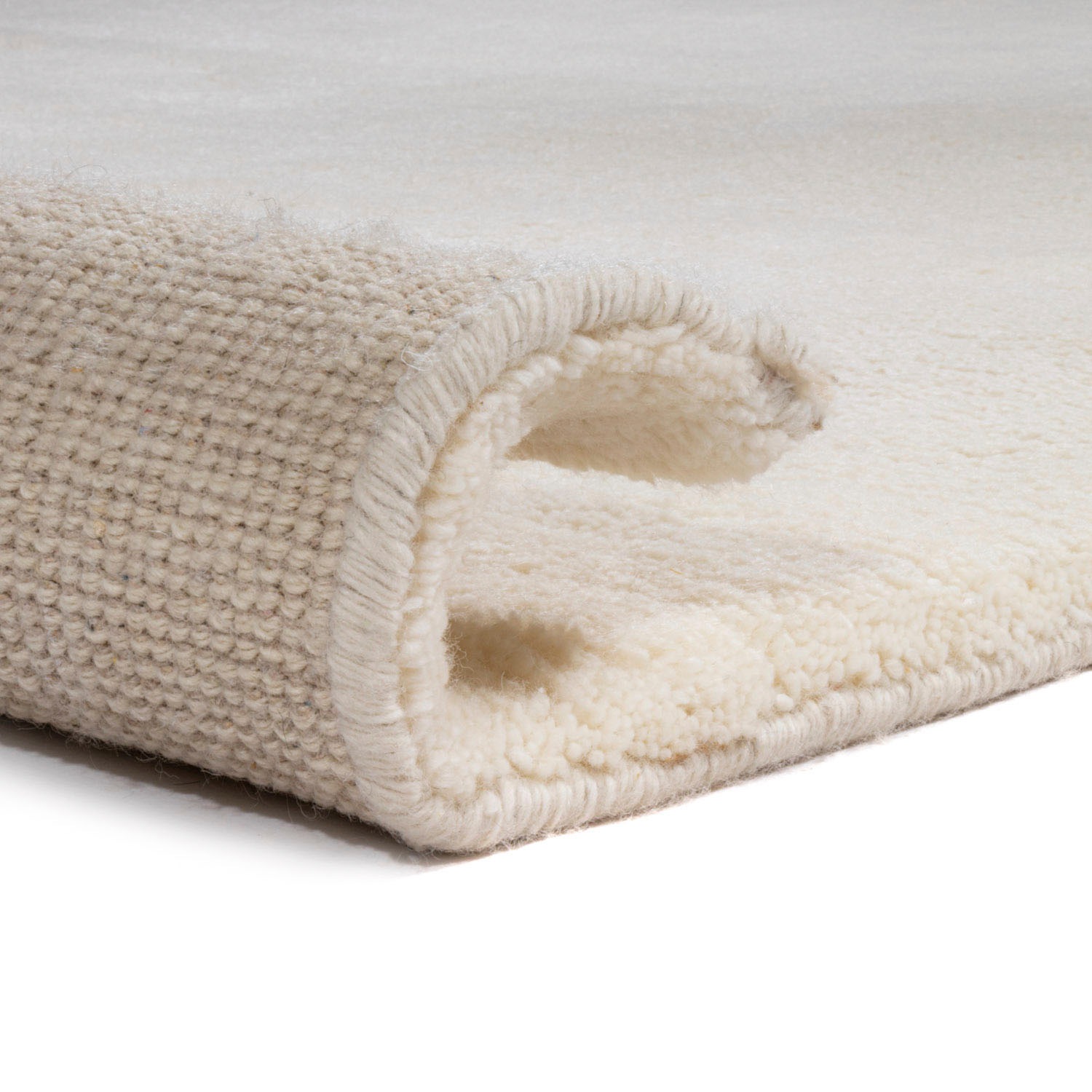 morgenland Wollteppich »Berber Teppich - Fluffy - rechteckig«, rechteckig, 25 mm Höhe, handgeknüpft