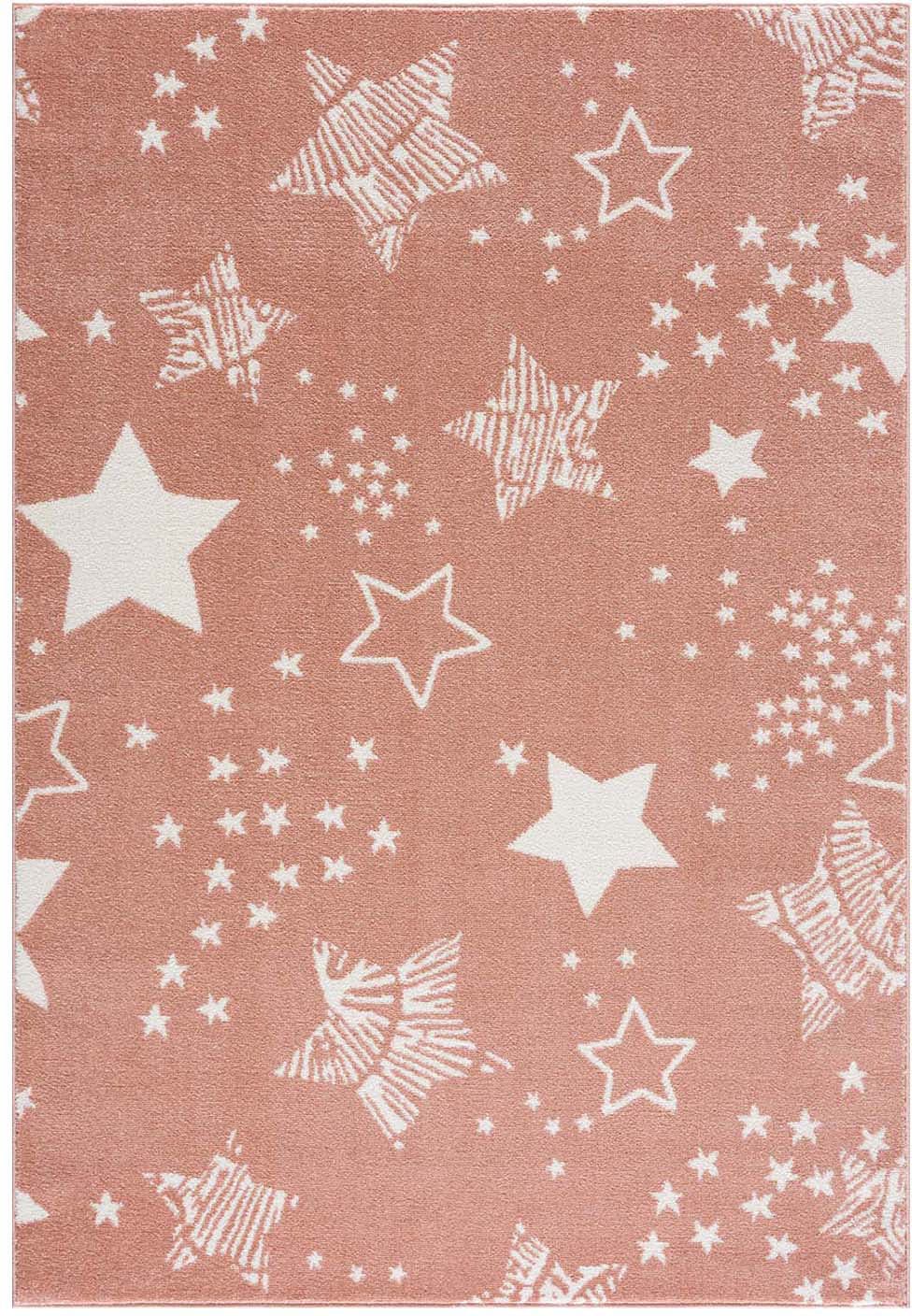Carpet City Kinderteppich »Anime9387«, rechteckig, 11 mm Höhe, Sternen-Teppich, Weicher Flor, Pflegeleicht, Kinderzimmer