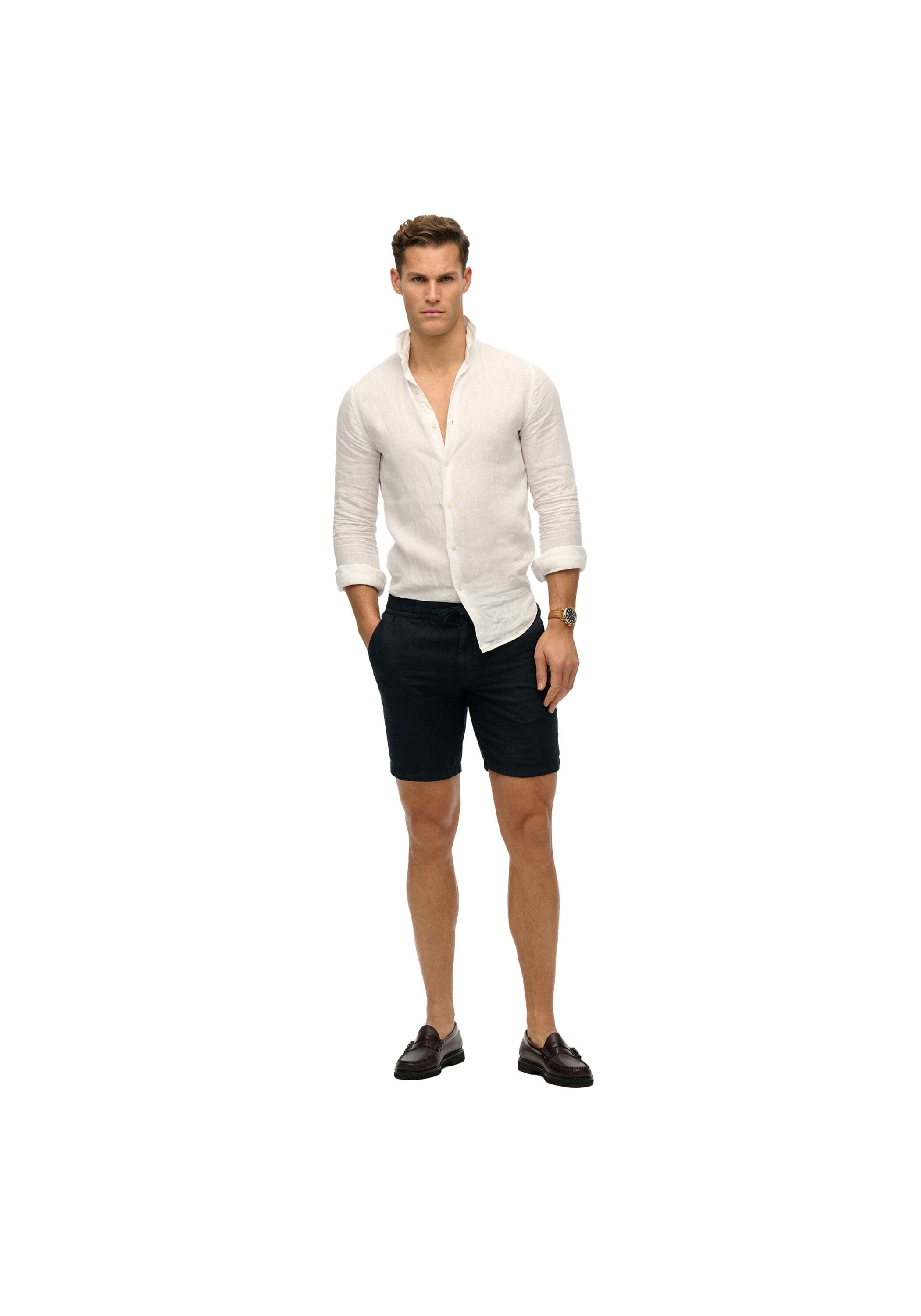 Superdry Shorts »Shorts Merchant Linen Short«