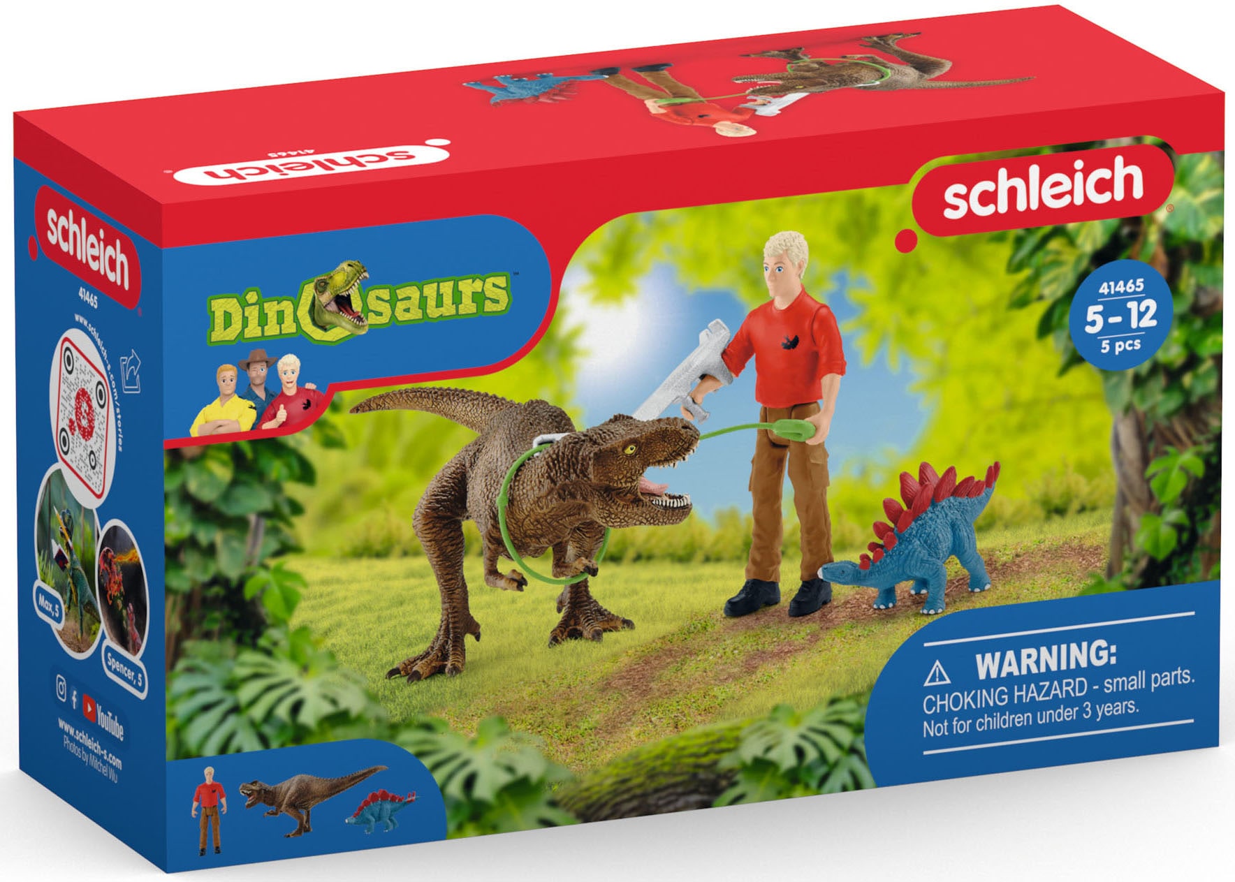 Spielfigur »DINOSAURS, Tyrannosaurus Rex Angriff (41465)«, (Set)
