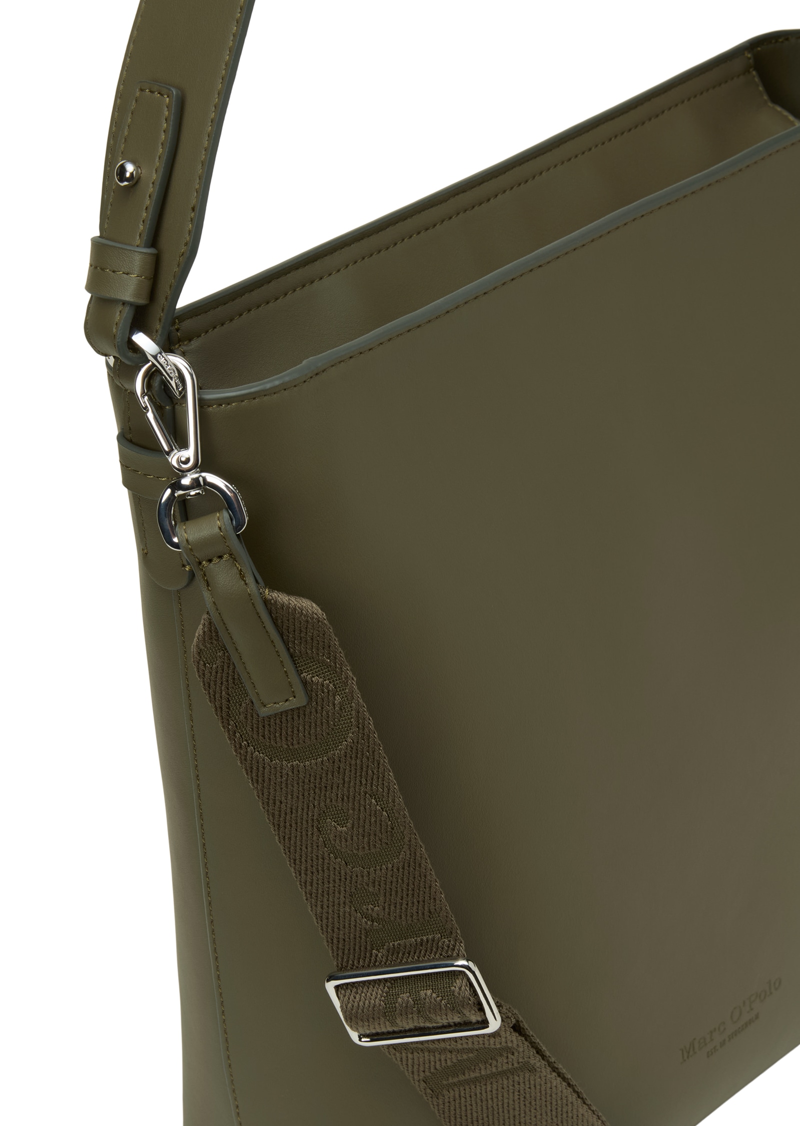 Marc O'Polo Accessories Hobo »VANJA« Schultertasche, Damen-Handtasche mit langem Logo-Gurtband