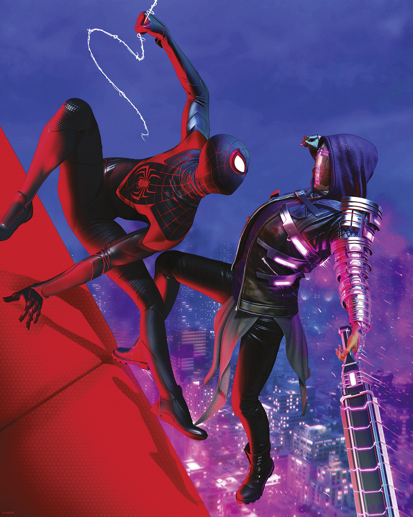 Komar Wandbild »Marvel Spider-Man Fight« Disney Set, 1 Stk. tlg. 40 x 50 cm (Breite x Höhe) - Kinderzimmer, Dekoration