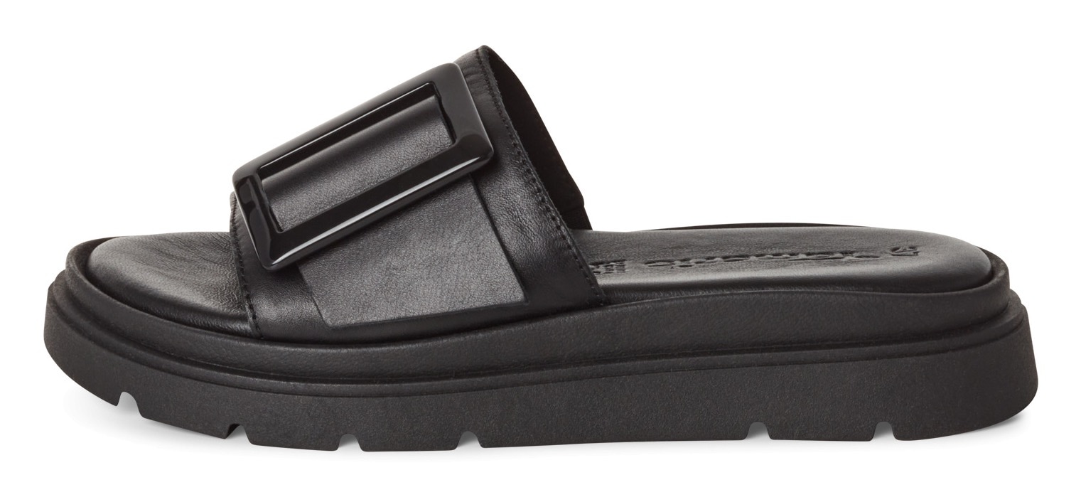 Tamaris Pantolette  Plateau, Sommerschuh mit modischer Zierschnalle