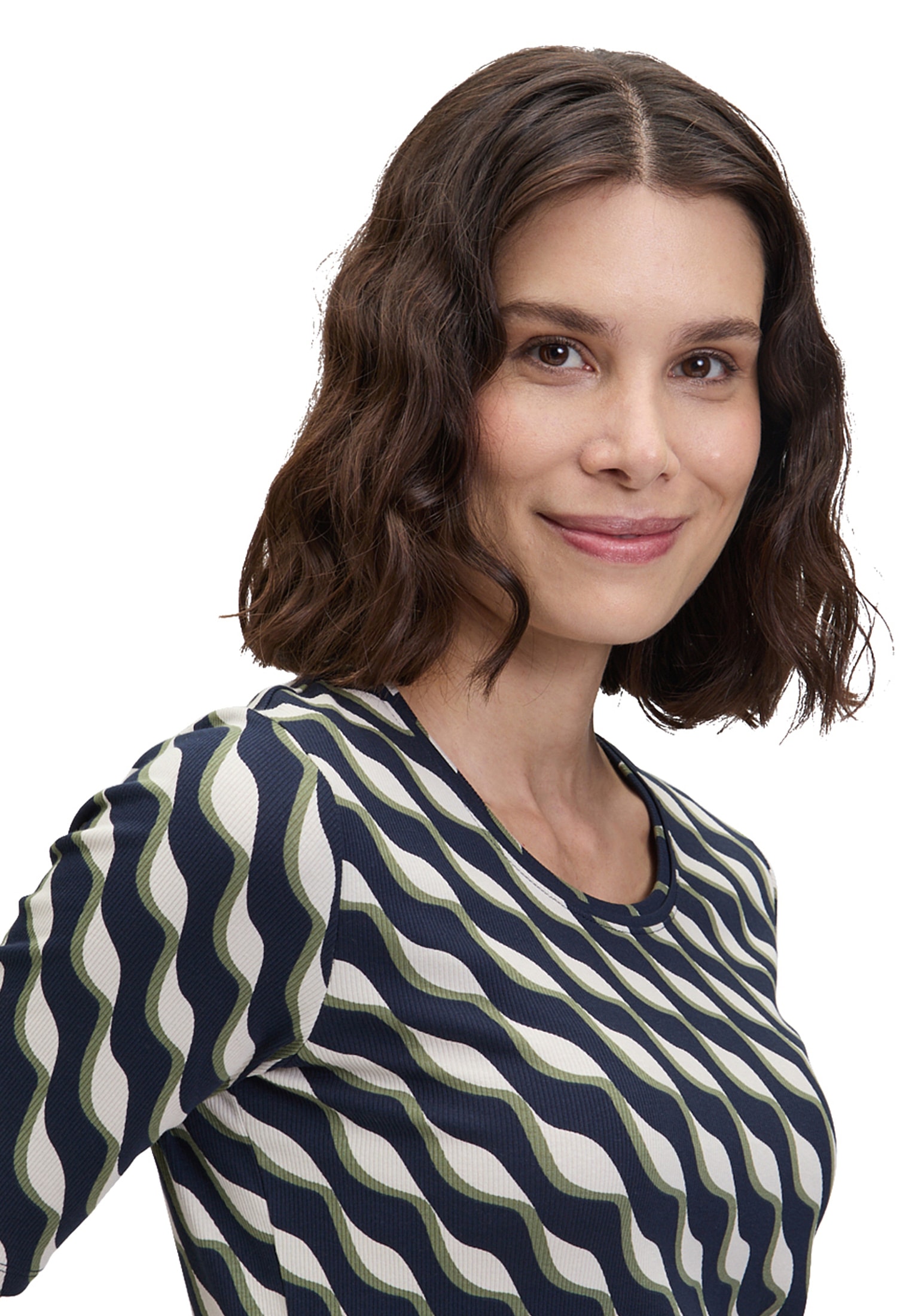 Betty Barclay Langarmshirt »Basic Shirt mit Rippenstruktur«