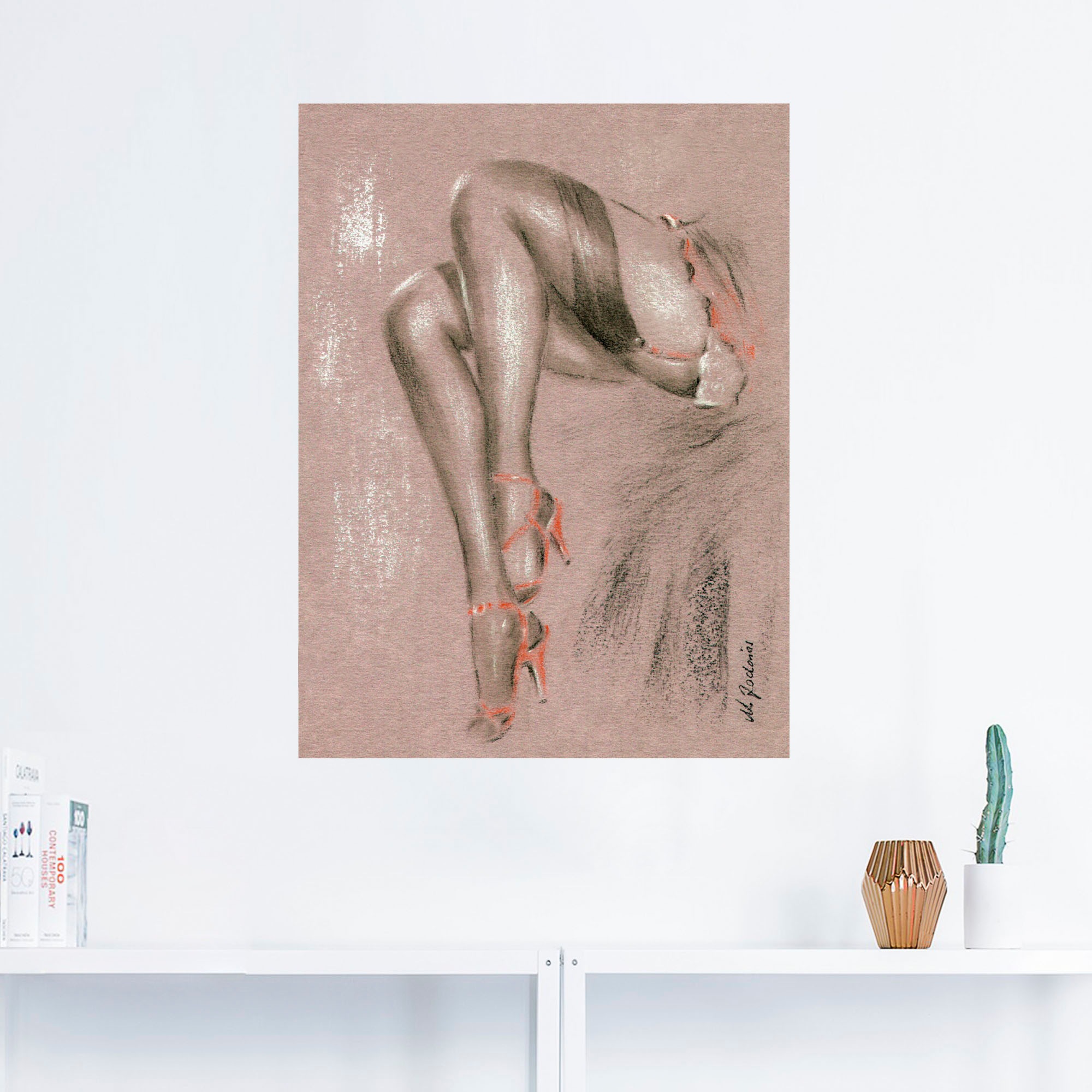 Artland Wandbild »Erotisches in High Heels«, Frau, (1 St.), als Alubild,  Leinwandbild, Wandaufkleber oder Poster in versch. Größen auf Rechnung  kaufen