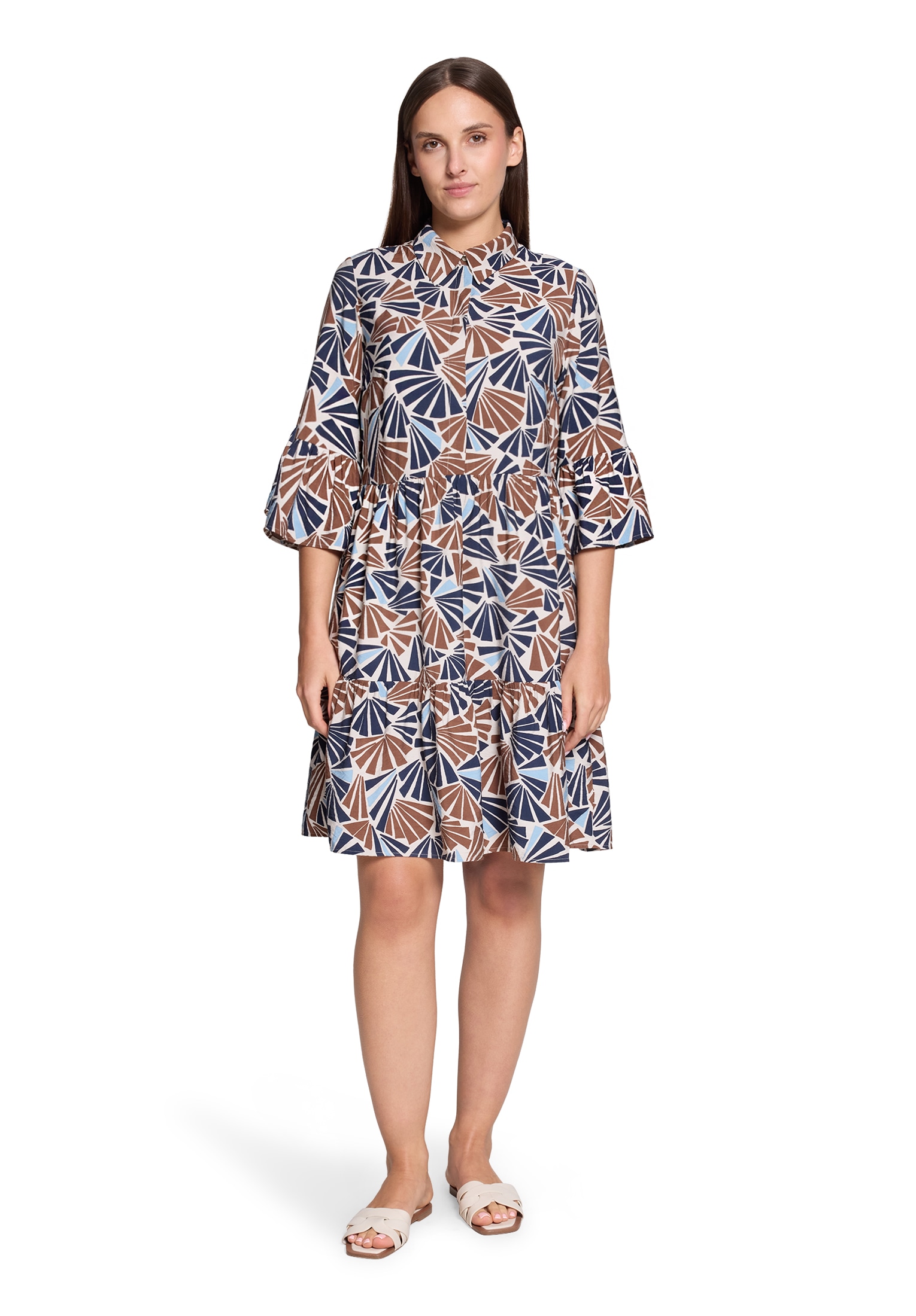 Betty&Co Midikleid »Stufenkleid mit Print«