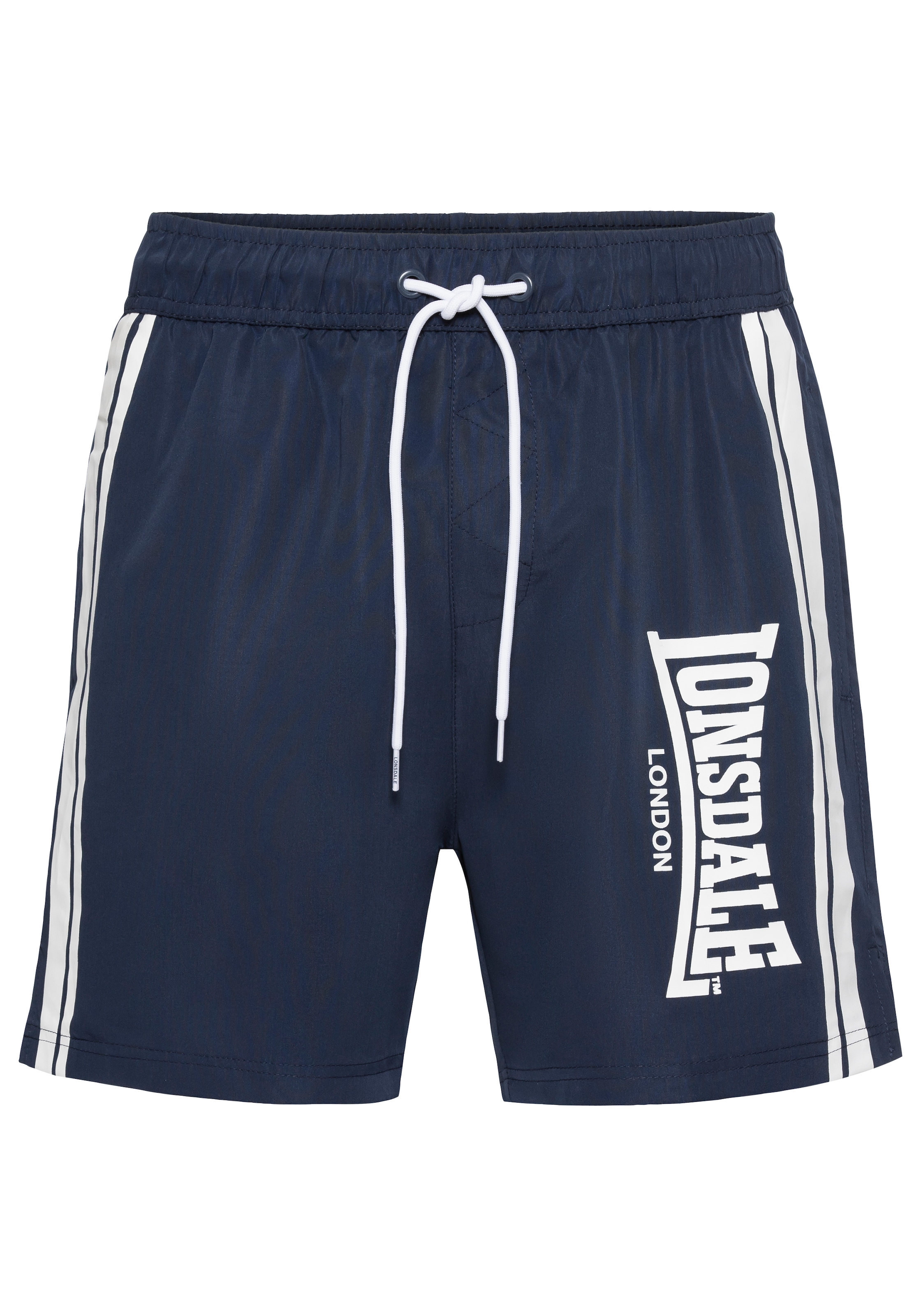 Lonsdale Shorts »TAMESIDE Badeshorts«, mit elastischem Bund und Kordelzug