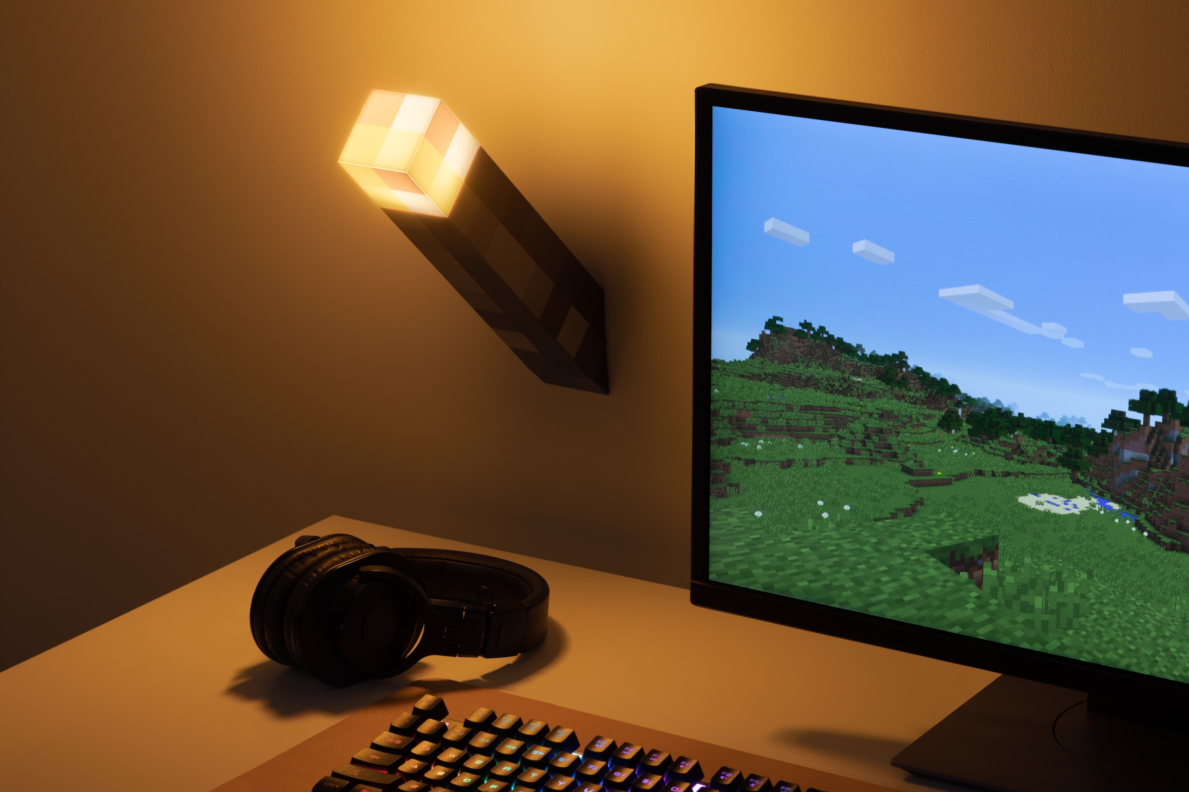 Paladone kaufen »Minecraft Fackel Dekolicht Garantie mit Jahren 3 online | LED XXL Leuchte«