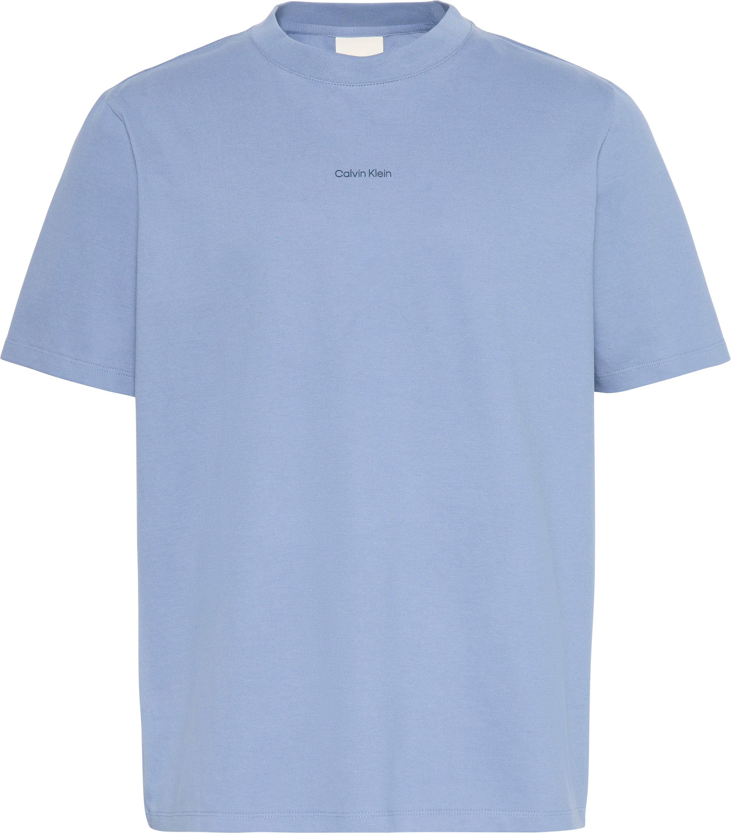 Calvin Klein T-Shirt »SS STRETCH PIQUE NANO EASY TEE« Mit Rundhalsausschnitt