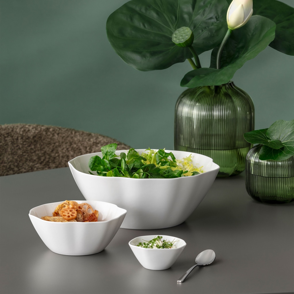 Villeroy & Boch Dipschale »Dipschalen Pura ø 8,7 cm 6er Set weiß« 6 Spülmaschinenfest, Mikrowellensicher