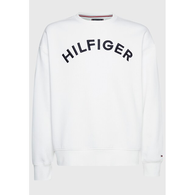 ARCHED Hilfiger Sweatshirt bei »HILFIGER ♕ mit Rippbündchen Tommy CREWNECK«,