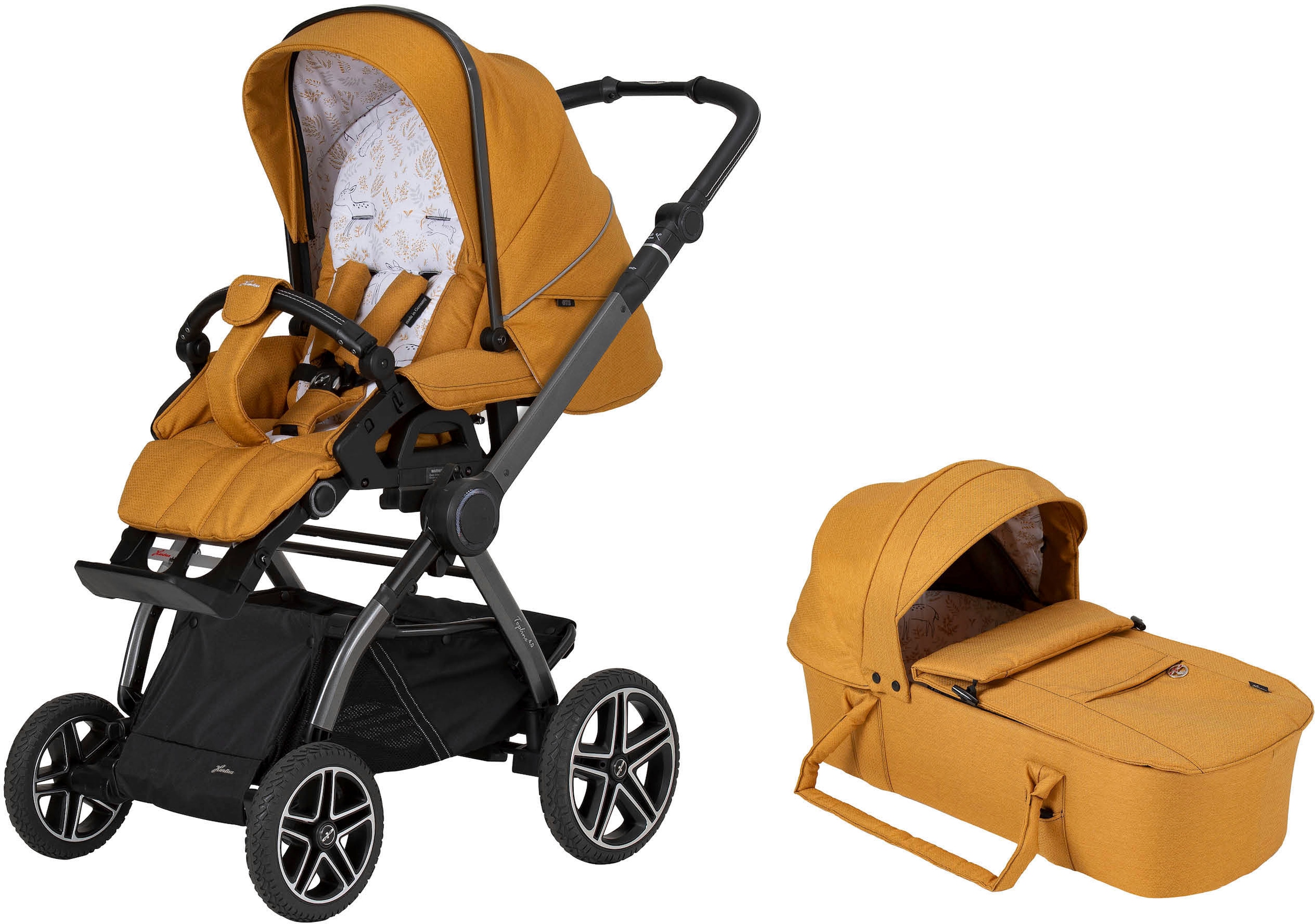 Kombi-Kinderwagen »Topline 4.0 GTS«, mit Kombitasche; Made in Germany