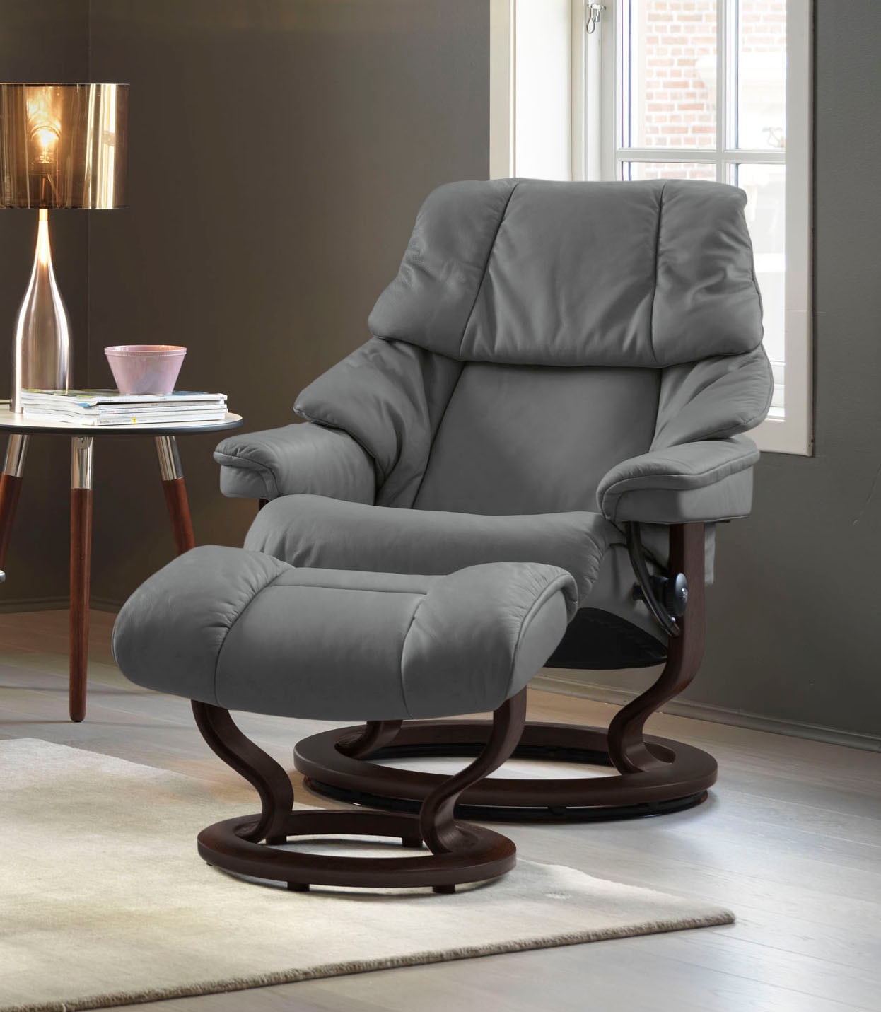 Stressless® Fußhocker »Reno«, mit Classic Base, Gestell Braun