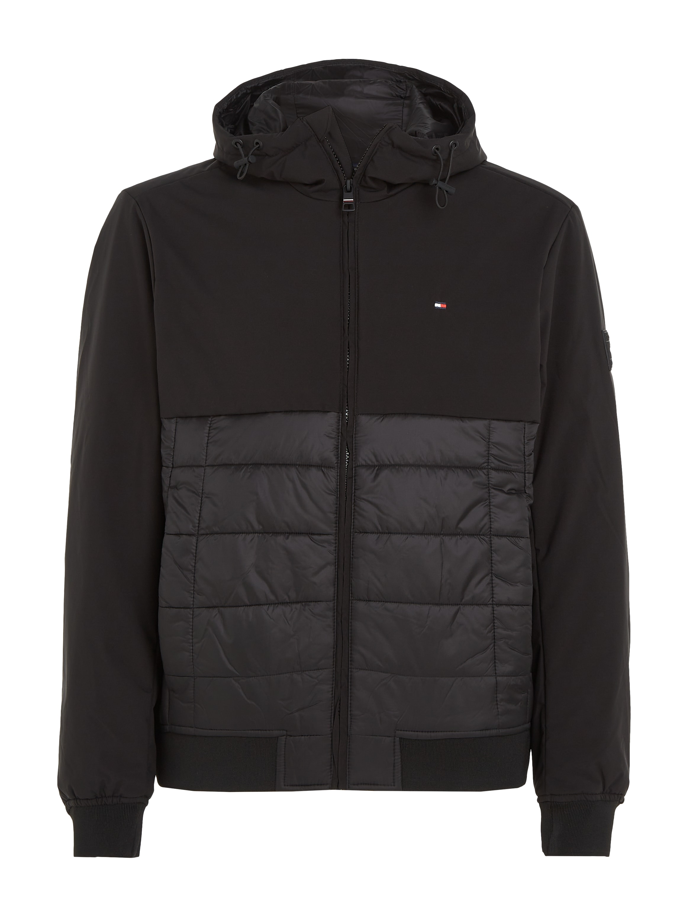 Tommy Hilfiger Steppjacke »CL MIX MEDIA HOODED JACKET«, mit Kapuze