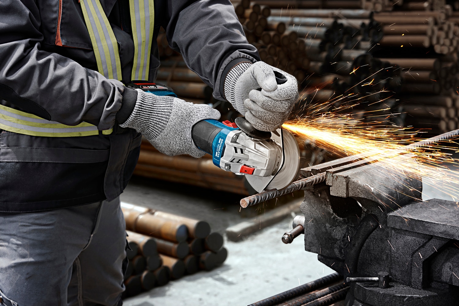 Bosch Professional Akku-Winkelschleifer »»GWS 18V-8««, in L-BOXX 136, ohne Akku, ohne Ladegerät