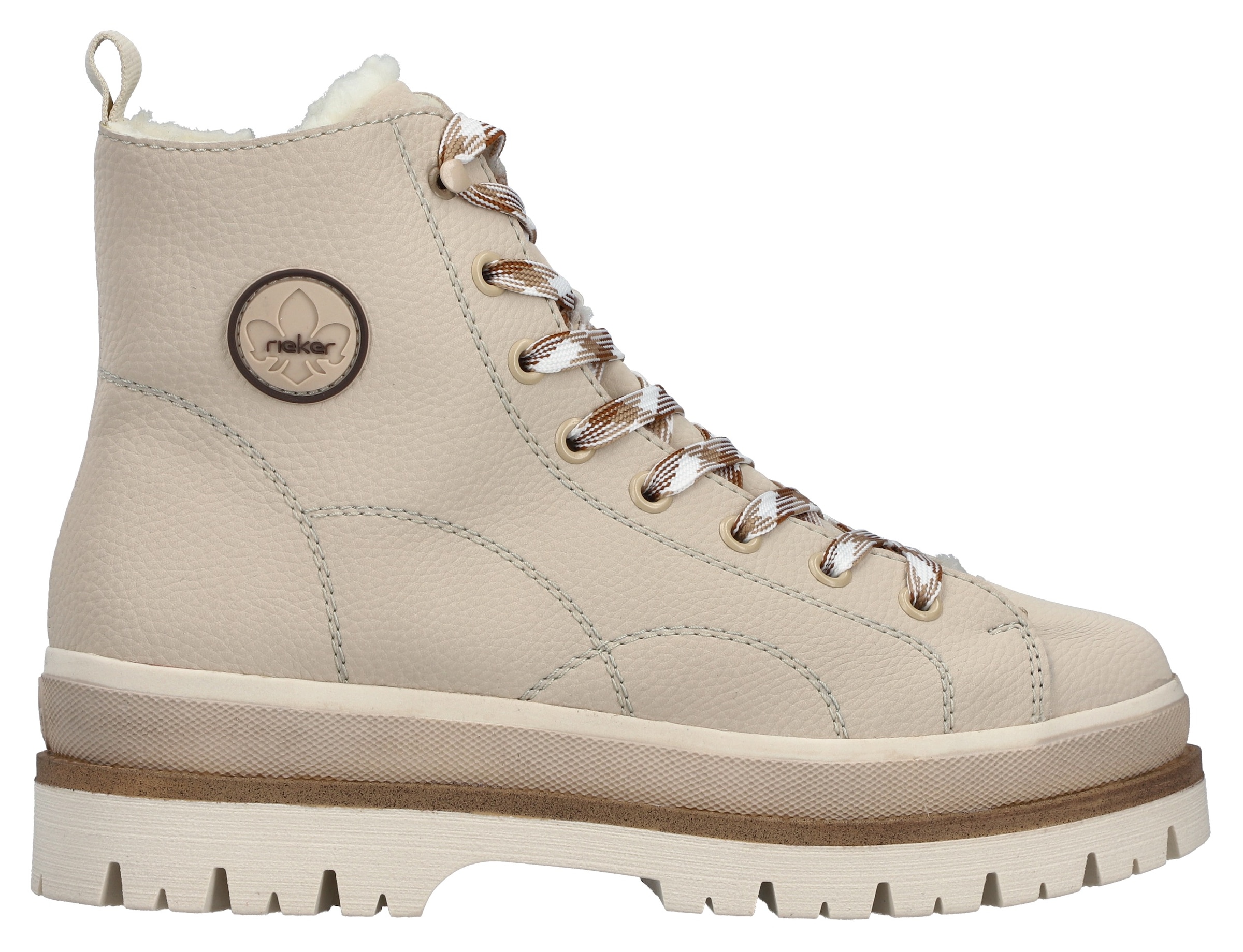Rieker Winterstiefelette  Plateauboots, Schnürboots, Profilsohle, mit Warmfutter