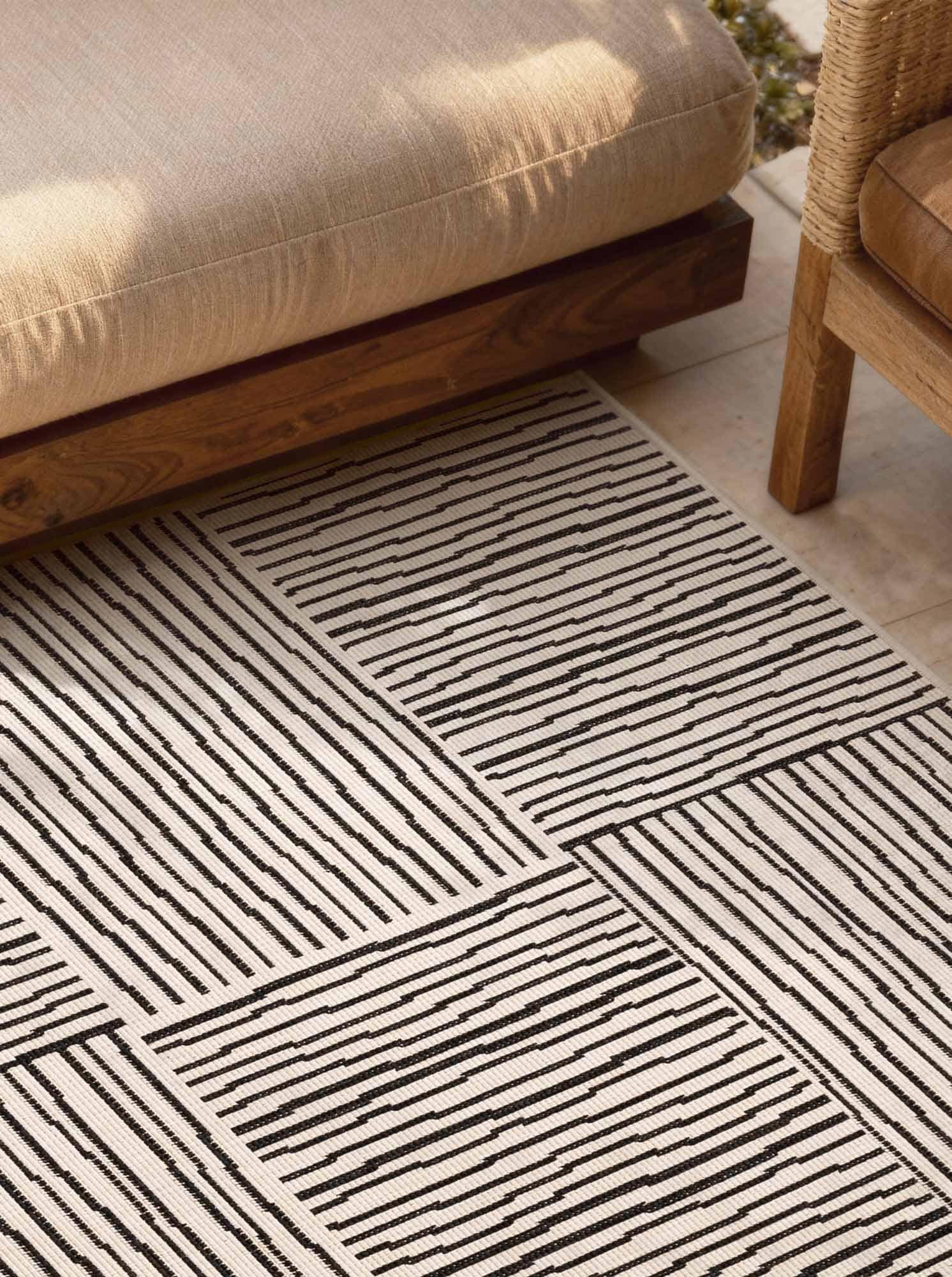 Ted Baker Teppich »Nightingale , Wendeteppich« rechteckig 8 mm Höhe Designteppich, Wetterfest, modern, Pflegeleicht, Wohnzimmer, Terrasse