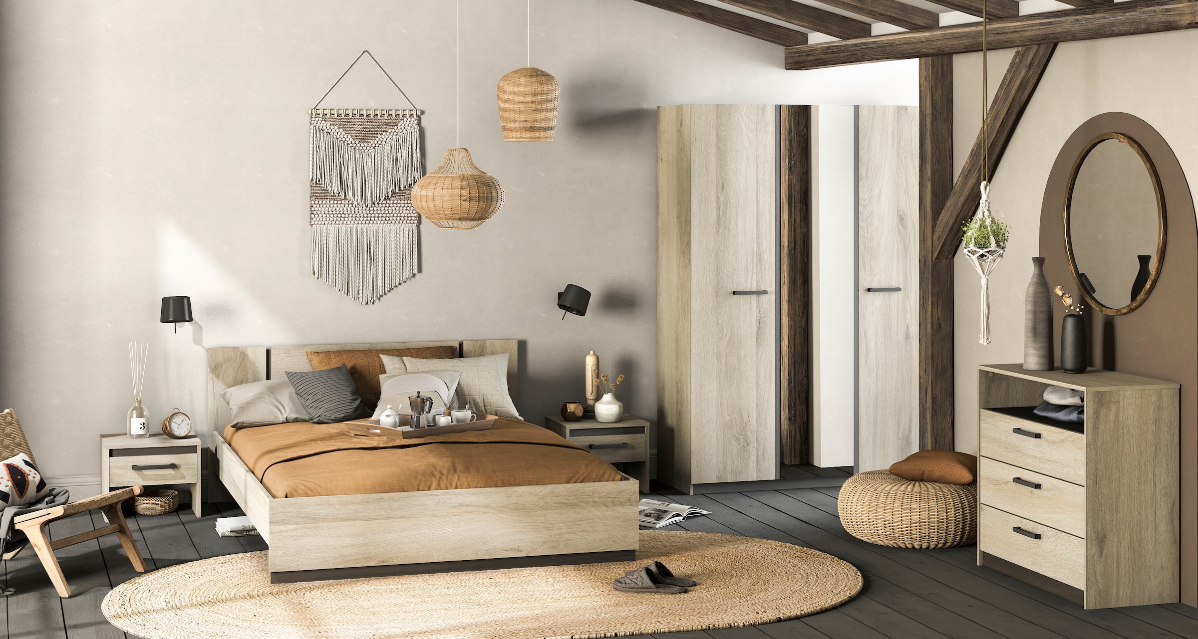 Demeyere GROUP Kombikommode »Watson« Schubkatenkommode 3 Schubladen 1 Niche