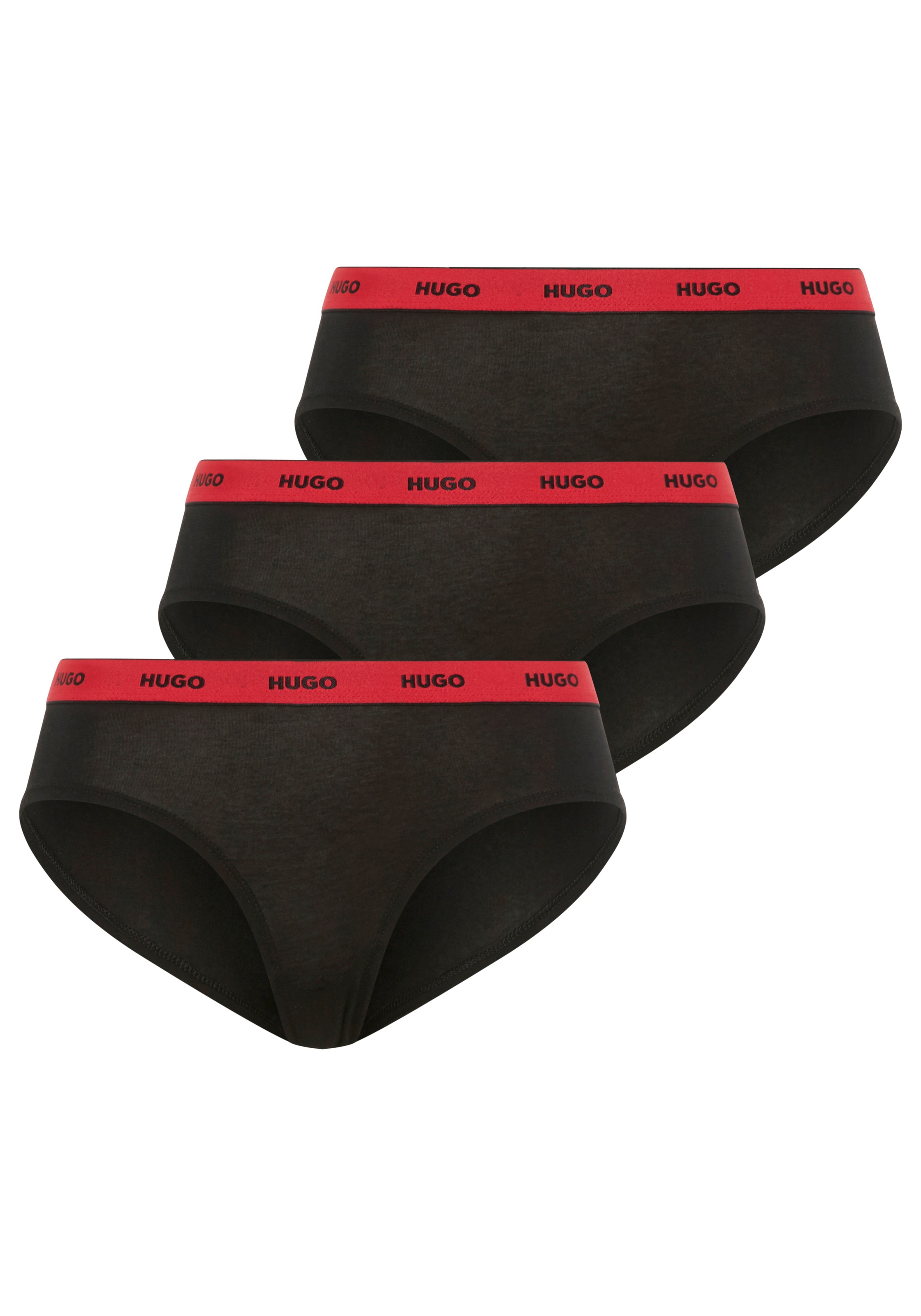HUGO Underwear Slip »TRIPLET BRIEF STRIPE«, (Packung, 3 St., 3er Pack), mit HUGO Logo-Elastikbund
