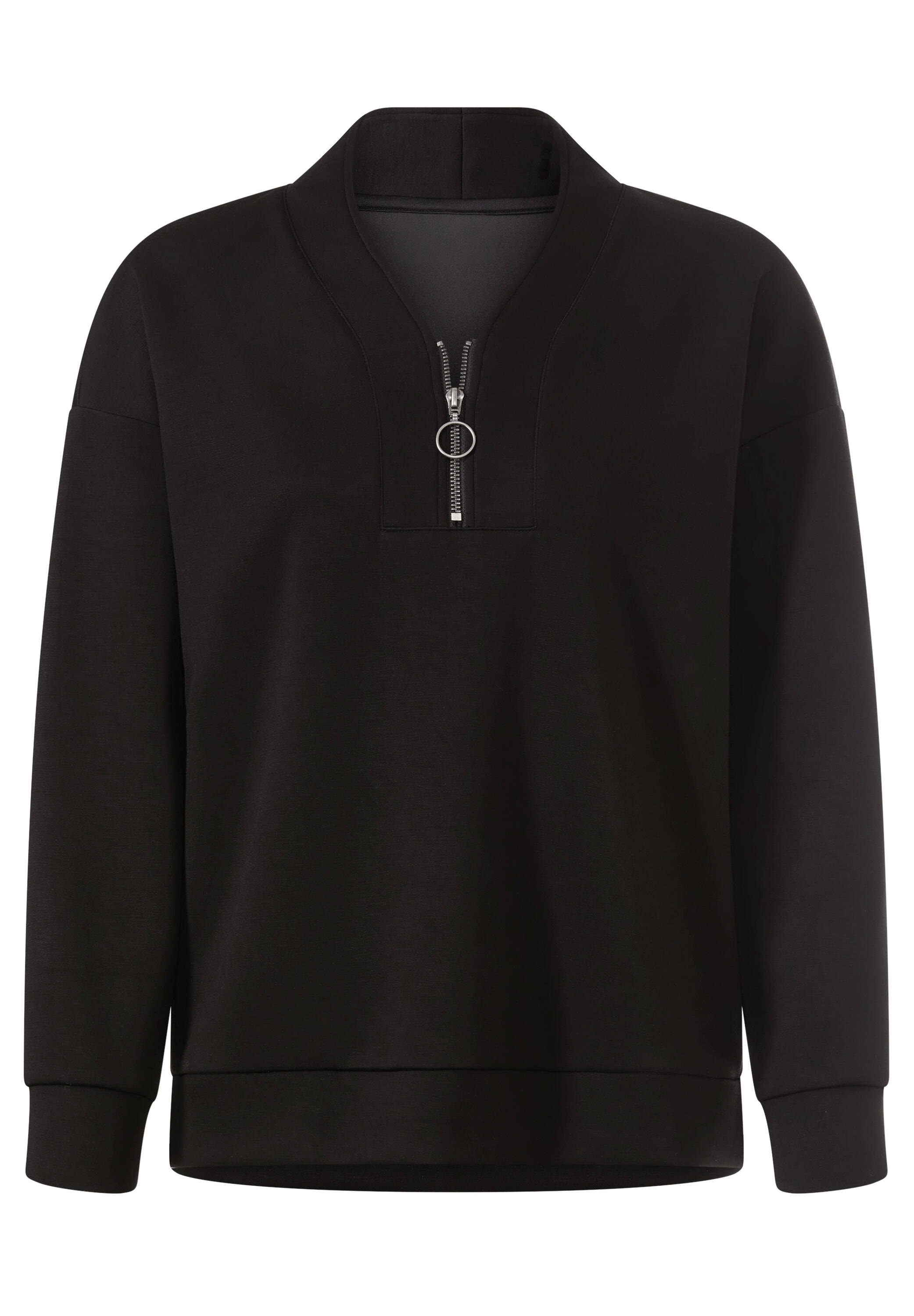 heine Sweatshirt »Sweatshirt Stehkragenshirt mit Seitenschlitzen«
