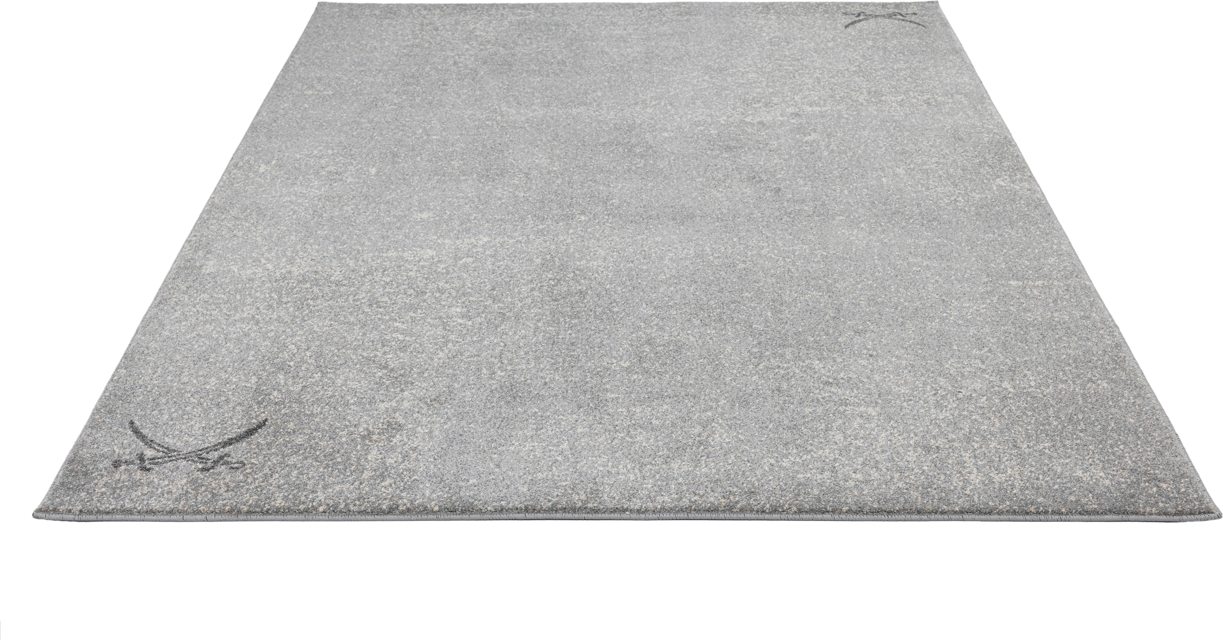 Sansibar Teppich »Heide SA-036« rechteckig 10 mm Höhe modernes Design, Motiv, gekreuzte Säbel, Wohnzimmer