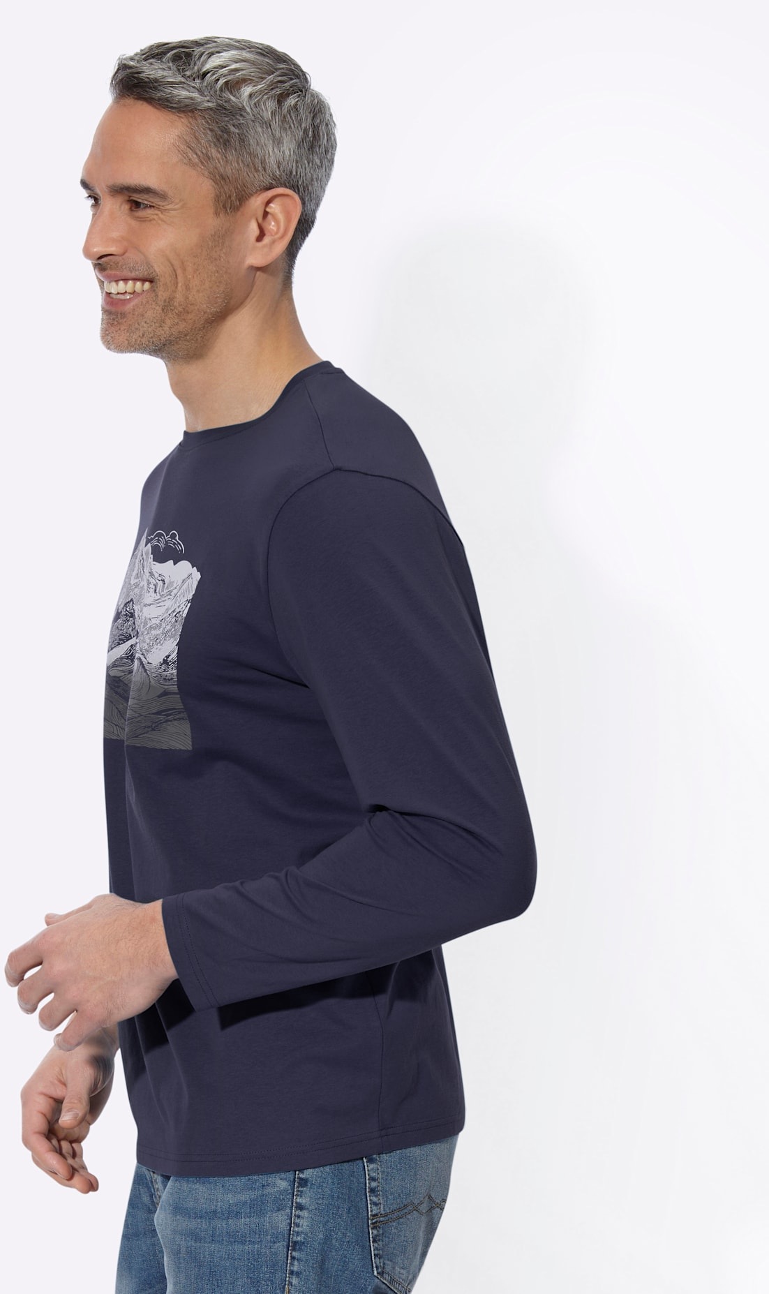 Classic Langarmshirt »Freizeitshirt« 1