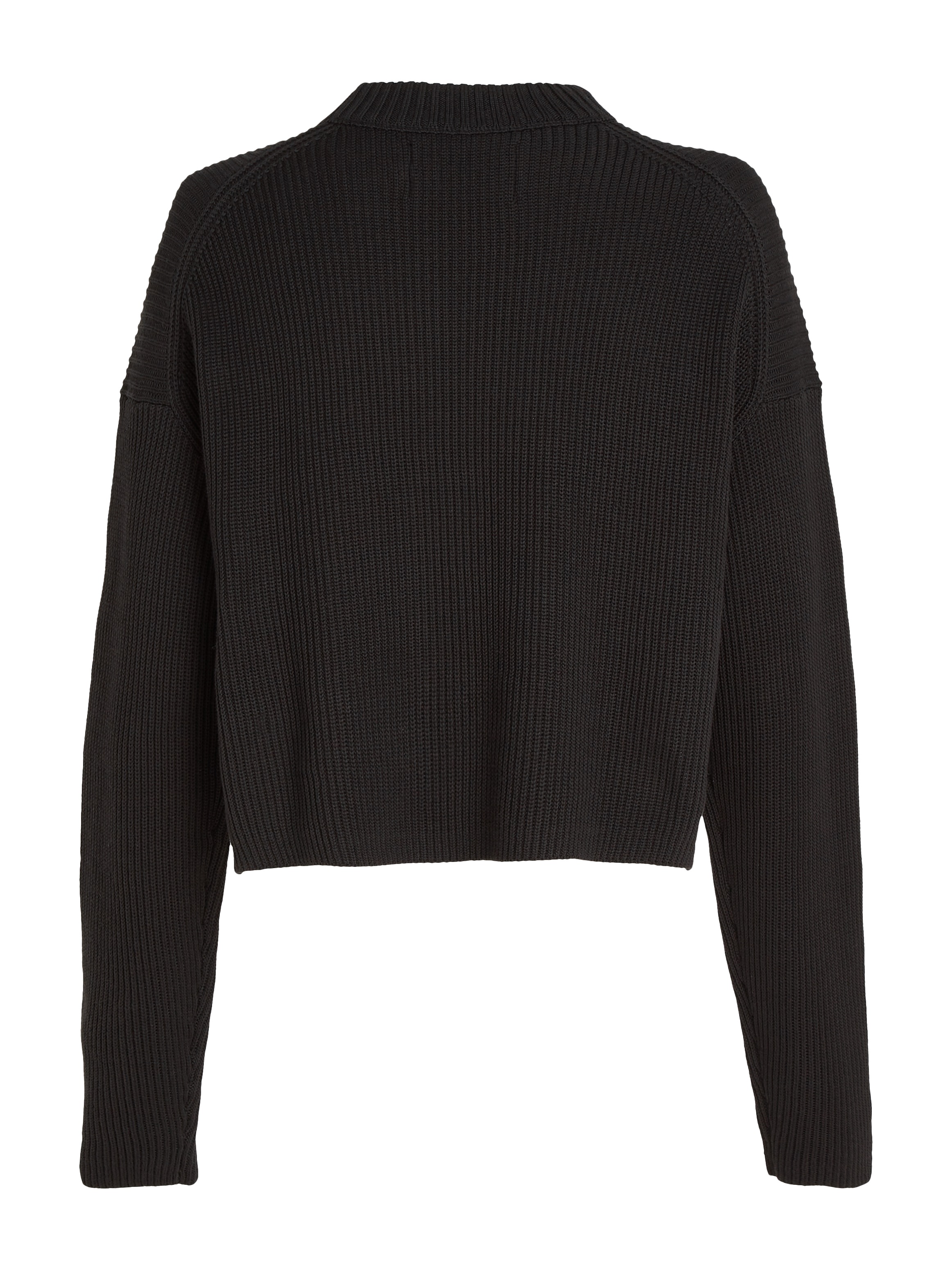 Calvin Klein Jeans Stehkragenpullover »LOGO INTARSIA REGULAR SWEATER«, mit Logostickerei