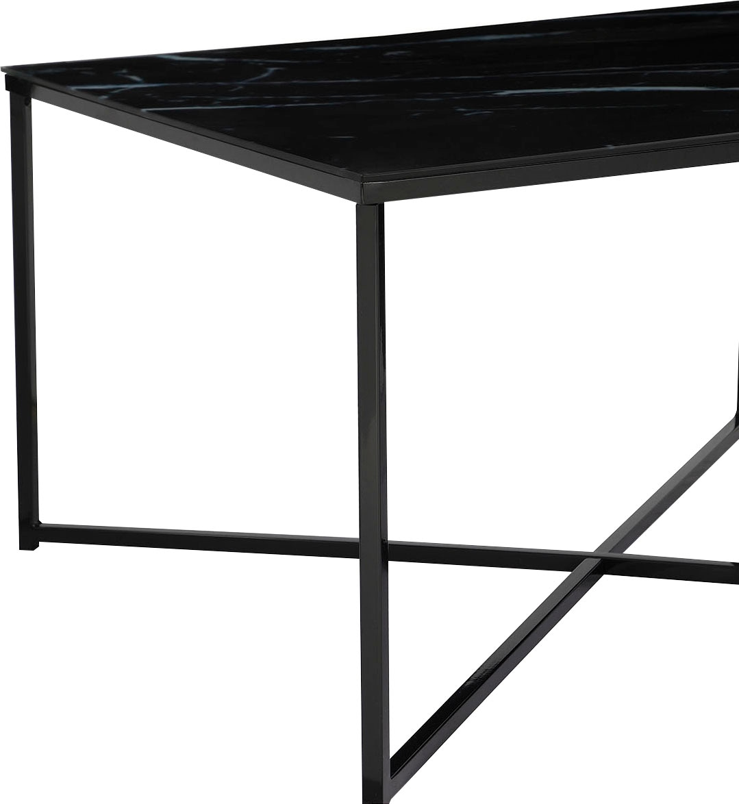 SalesFever Couchtisch, Tischplatte in Marmoroptik