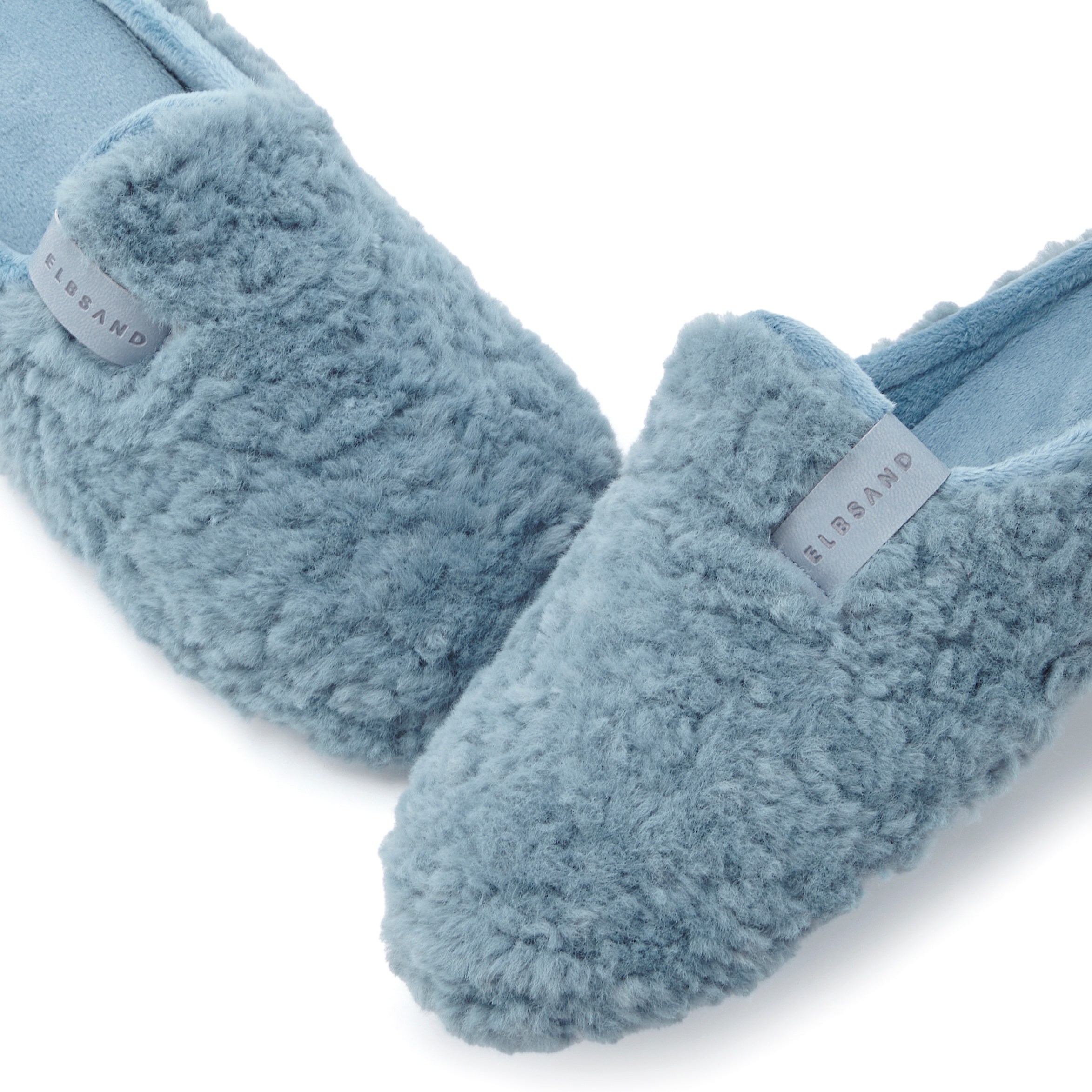 Elbsand Hausschuh  Pantolette, Pantoffel, Mule, Sandale, kuscheliges Fellimitat