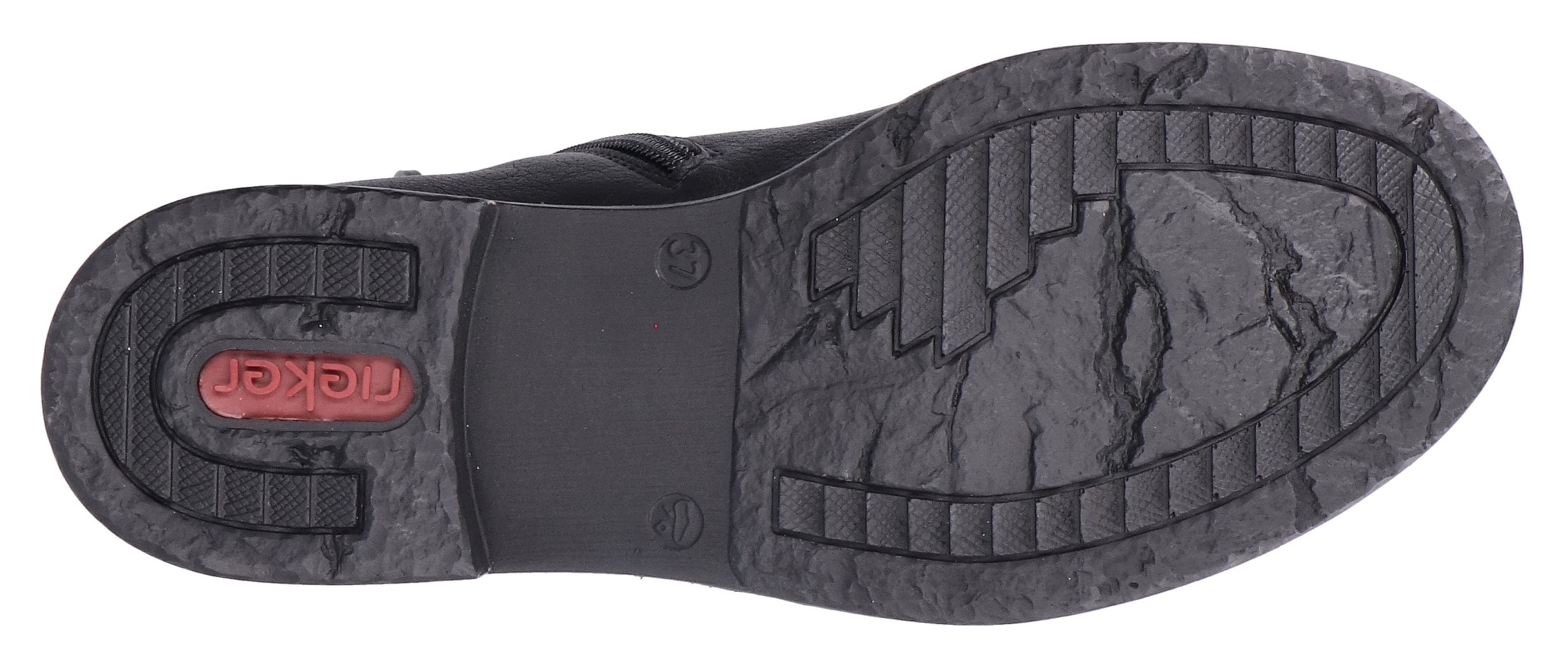 Rieker Schnürstiefelette  Schnürboots, Stiefelette, Blockabsatz, mit gepolstertem Schaftrand