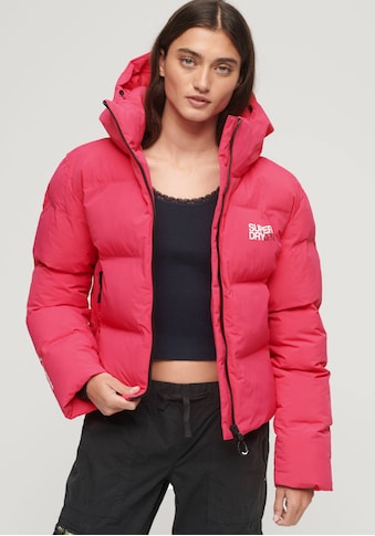 Steppjacke »HOODED BOXY PUFFER JACKET«, mit Kapuze