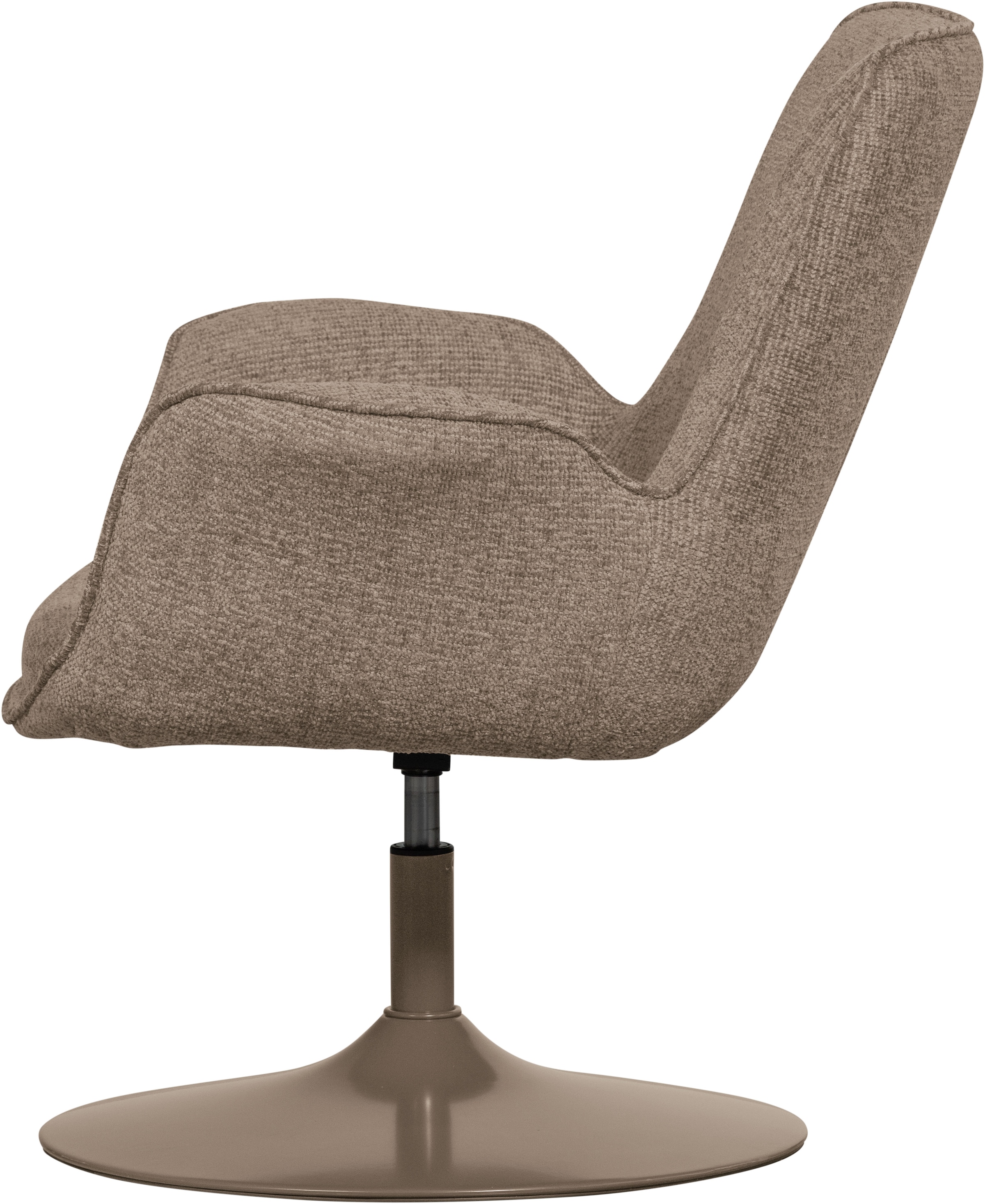 WOOOD Drehsessel »Marten mit Nova-Gewebtem Bezug höhenverstellbar B 79 x T 76 x H 91 cm« Sehr hohe Verschleißfestigkeit, Tragkraft 120 kg, Armlehnen integriert