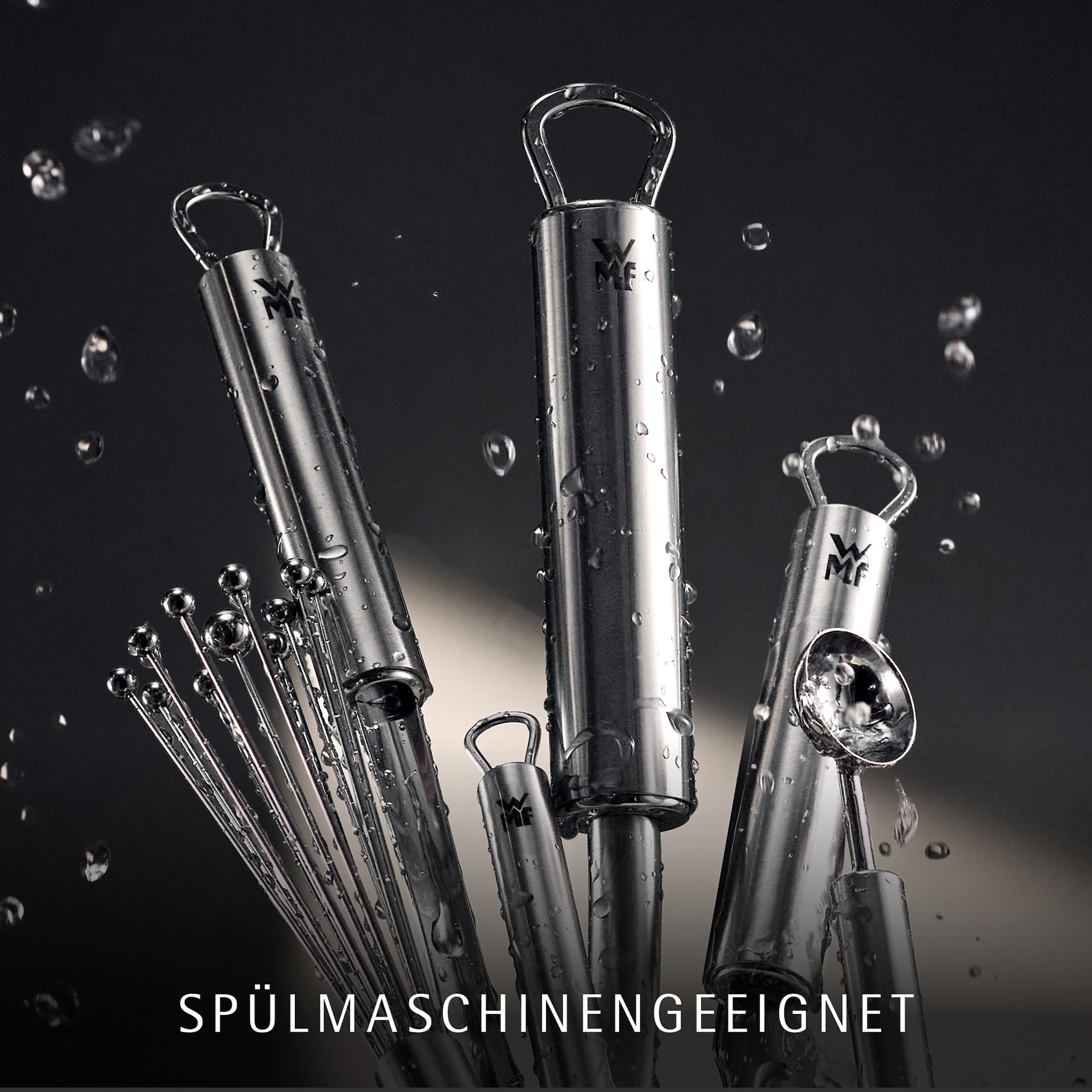 WMF Kochbesteck-Set »Profi Plus« spülmaschinengeeignet, Cromargan Edelstahl, Matt-Finish, Aufhängeöse