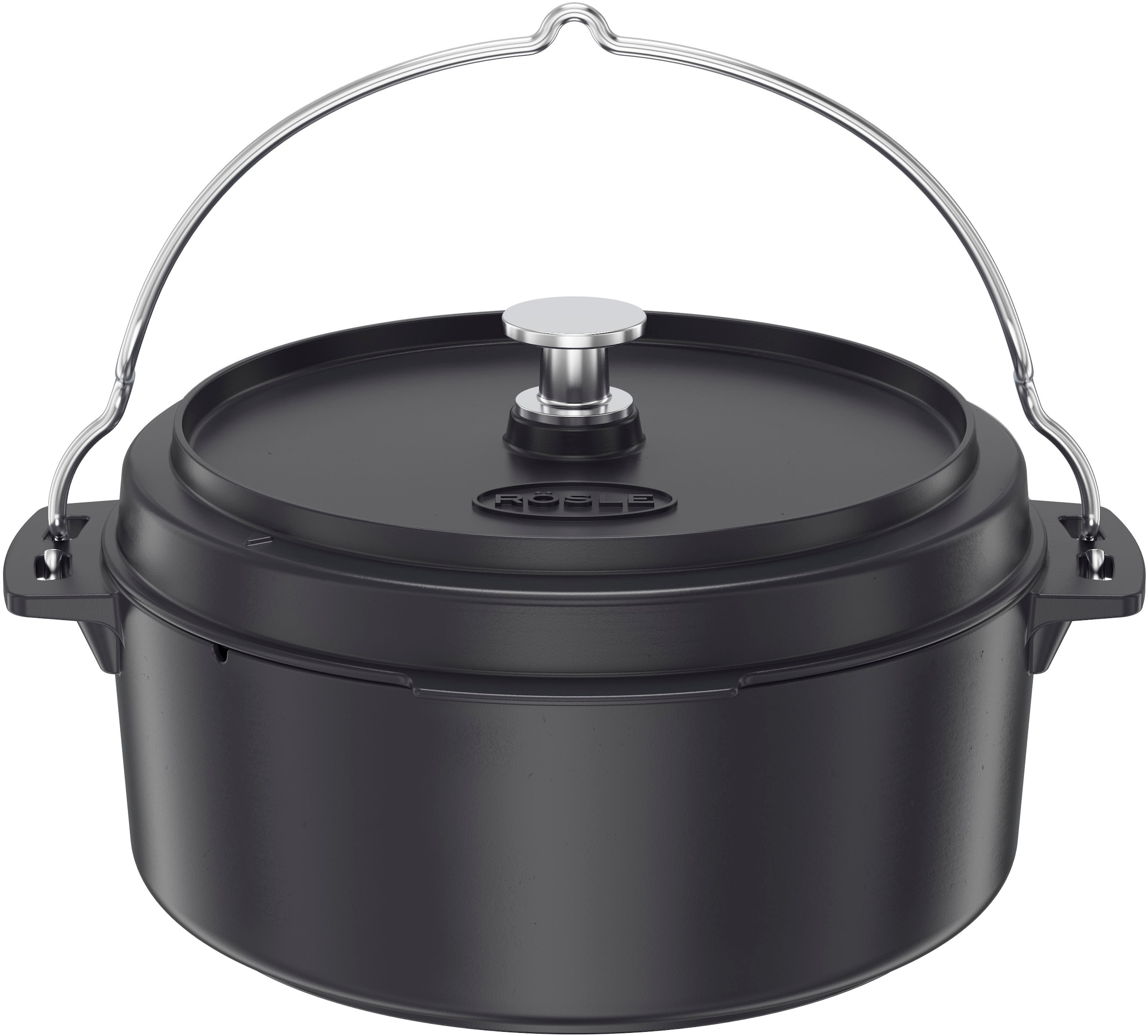 Grilltopf »Dutch-Oven Vario«, Edelstahl 18/10-Gusseisen, Ø 35 cm, 8,5 l