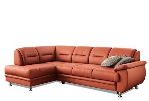 sit&more Ecksofa »Mailand L-Form«, wahlweise mit Bettfunktion