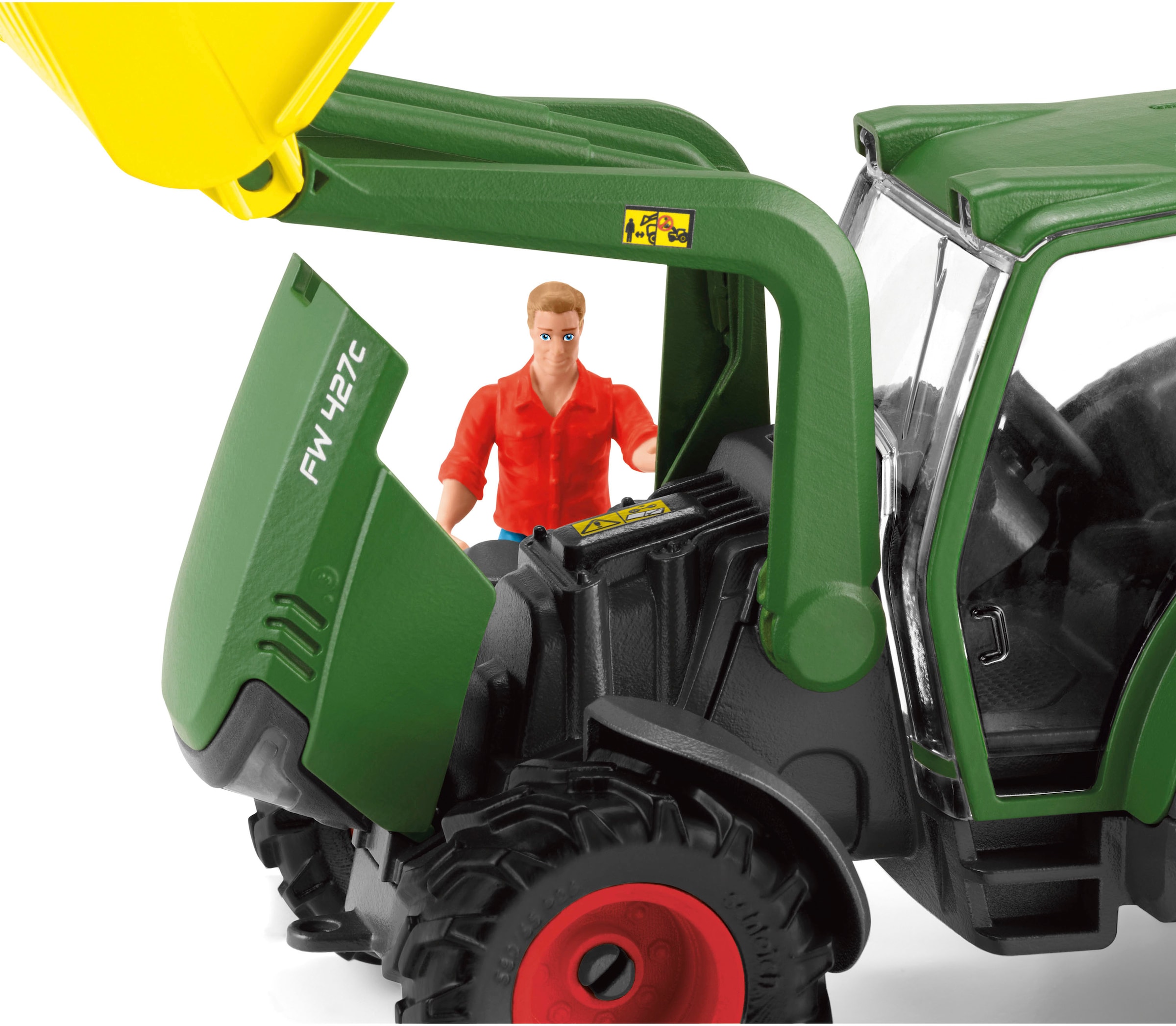 Schleich® Spielwelt »FARM WORLD, Traktor mit Anhänger (42608)«