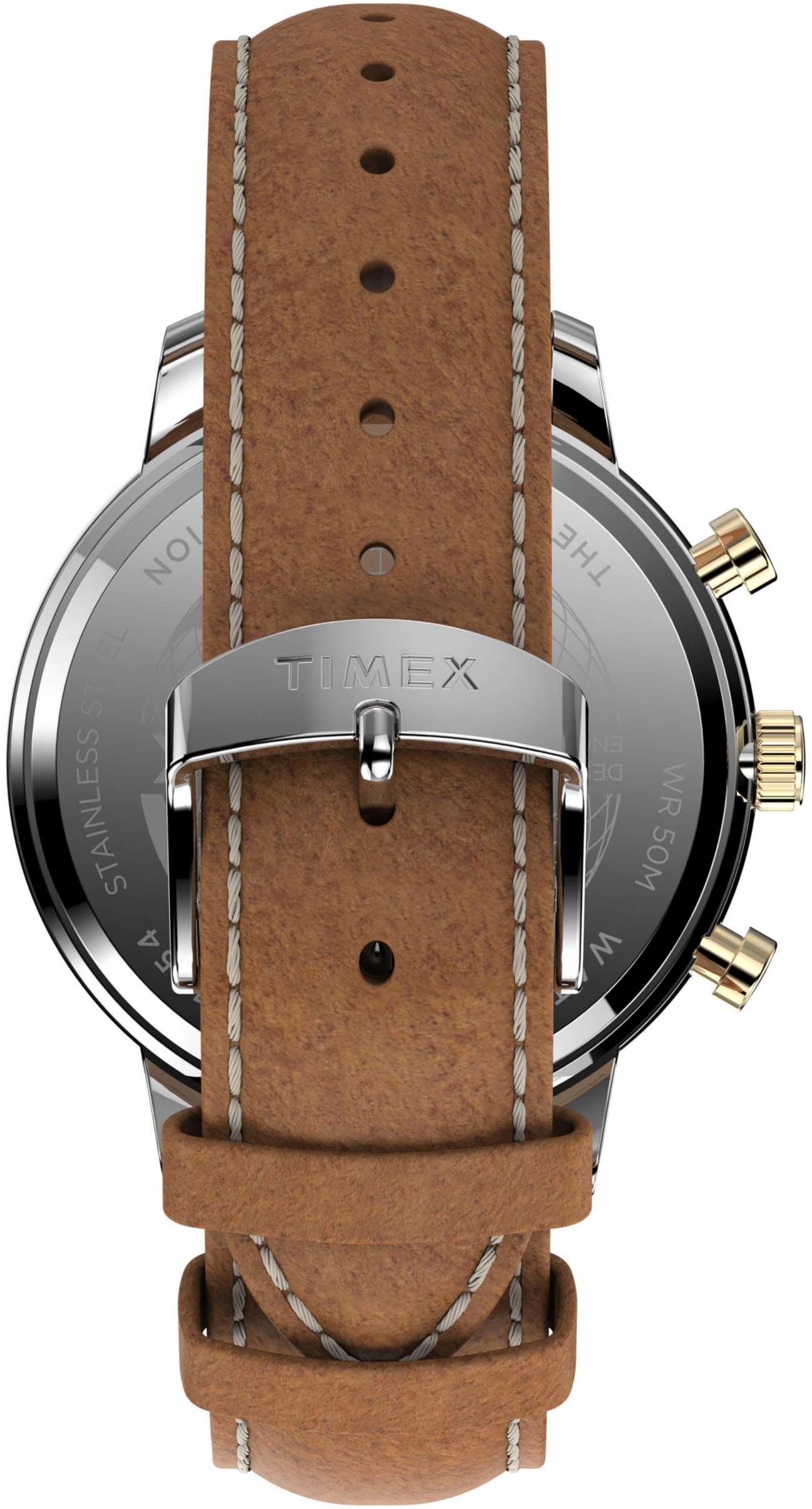 Timex Chronograph »CHICAGO«, Quarzuhr, Armbanduhr, Herren, Datum, Stoppfunktion, 12/24-Std.-Anzeige