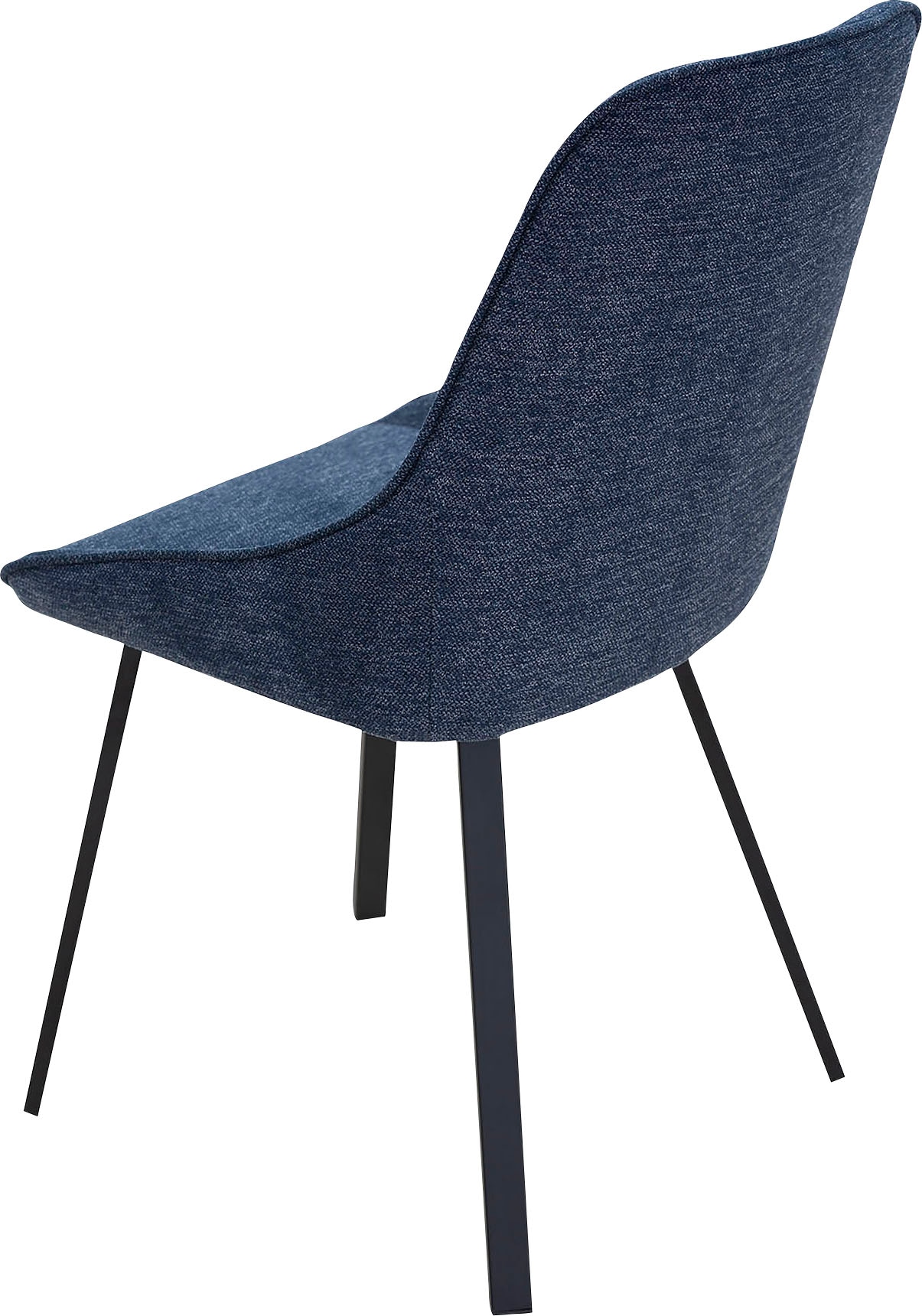 SalesFever Esszimmerstuhl, (Set), 2 St., Strukturstoff, H 87 cm/ B 51 cm/ T 47 cm