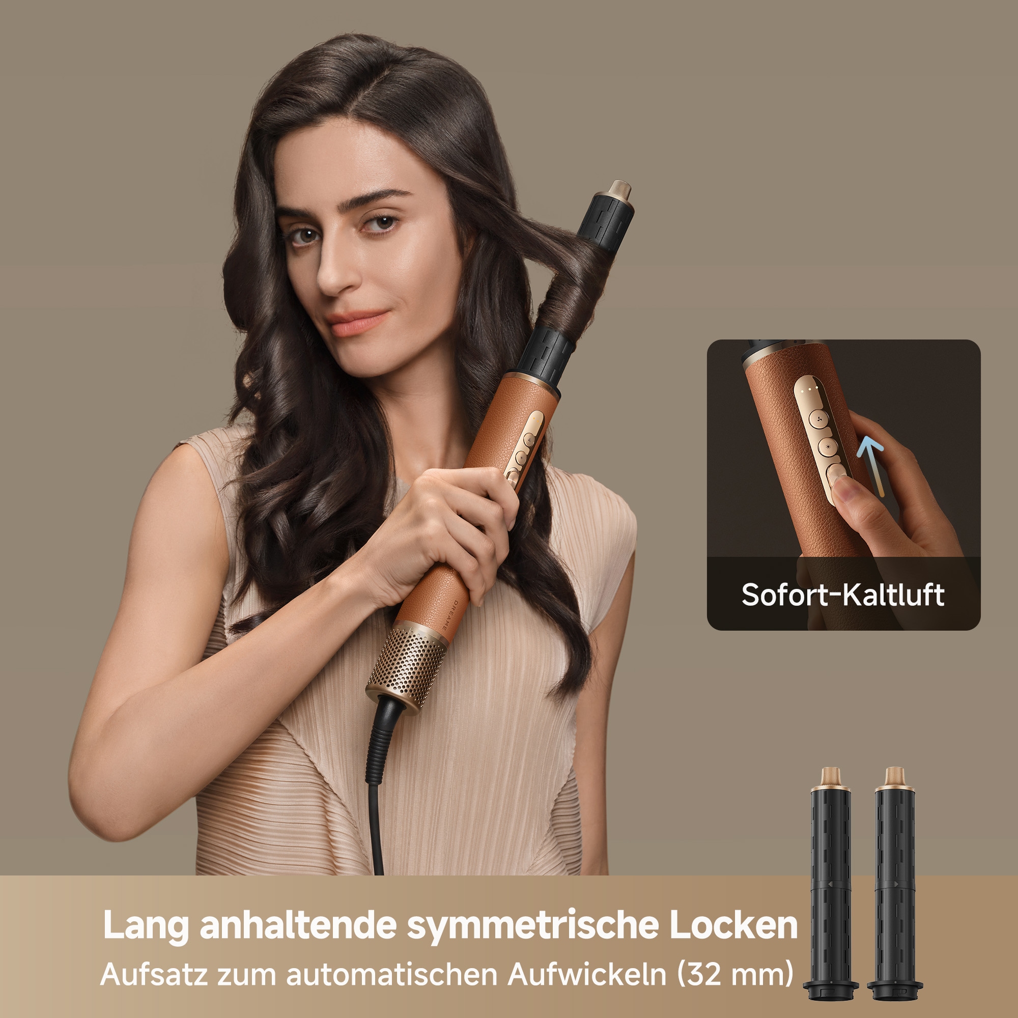 Dreame Multihaarstyler »Airstyle Pro«, 7 Aufsätze, 7 Aufsätze, 3 Temperatur- & Geschwindigkeitsstufen, leise mit 75 dB
