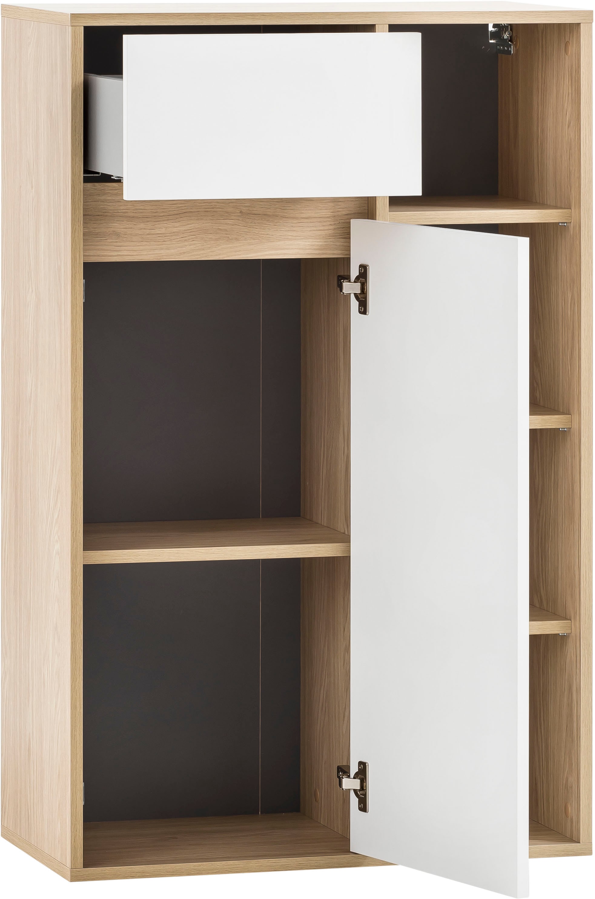 Schildmeyer Midischrank »Mali, Breite 66 cm« Holzdekor mit fühlbarer Struktur, Grifflose Türöffnung