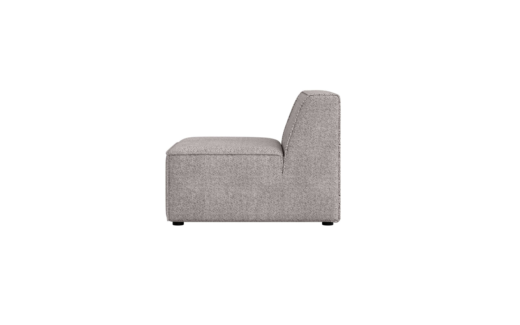 INOSIGN Sessel »Bequemer Sessel Cavan, Maße B/T/H: 90/90/72 cm«, ohne Armlehne, mit Wellenunterfederung, auch in Bouclé