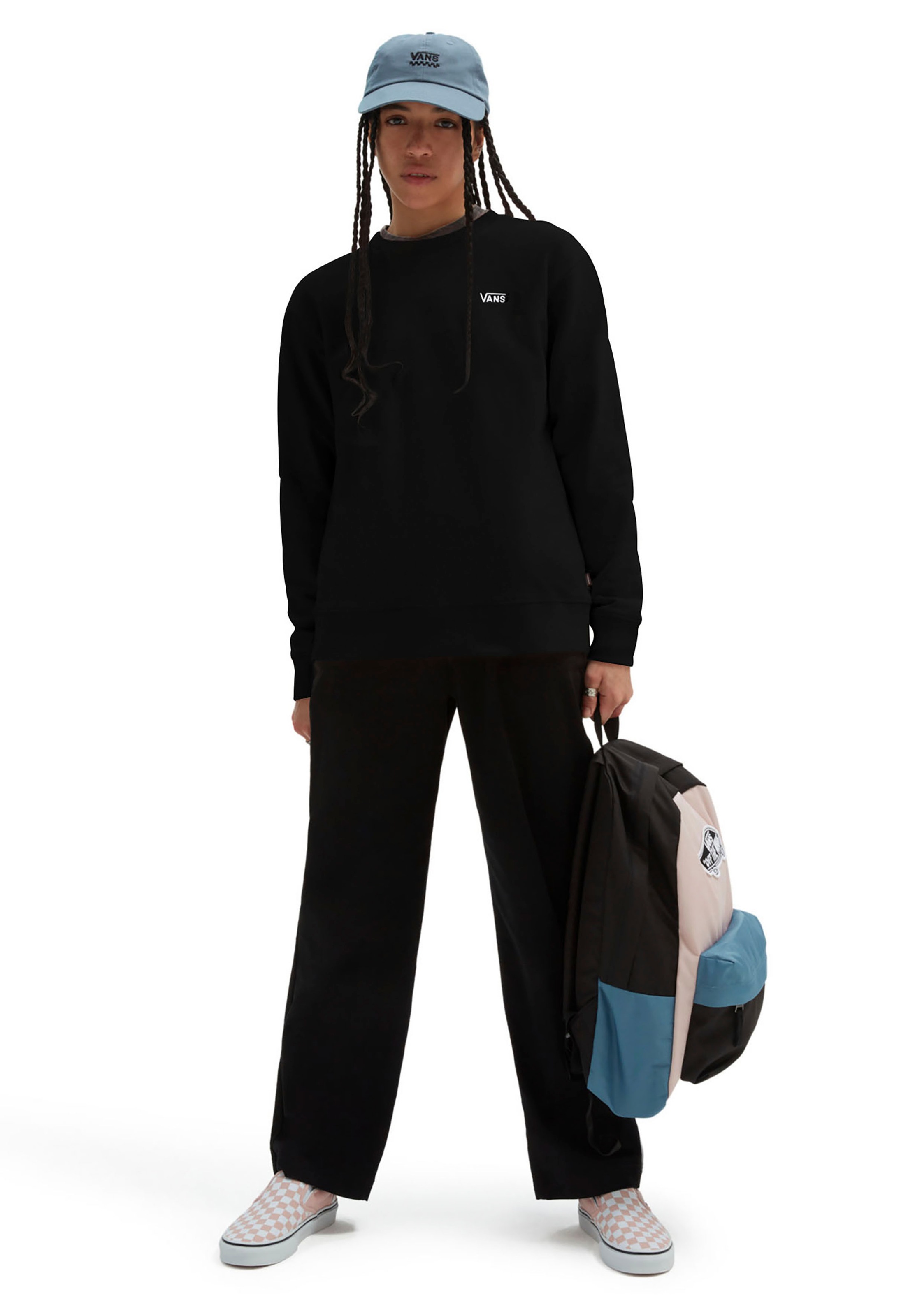 Vans Sweatshirt »FLYING V BFF CREW EMEA«, mit Markenlabel